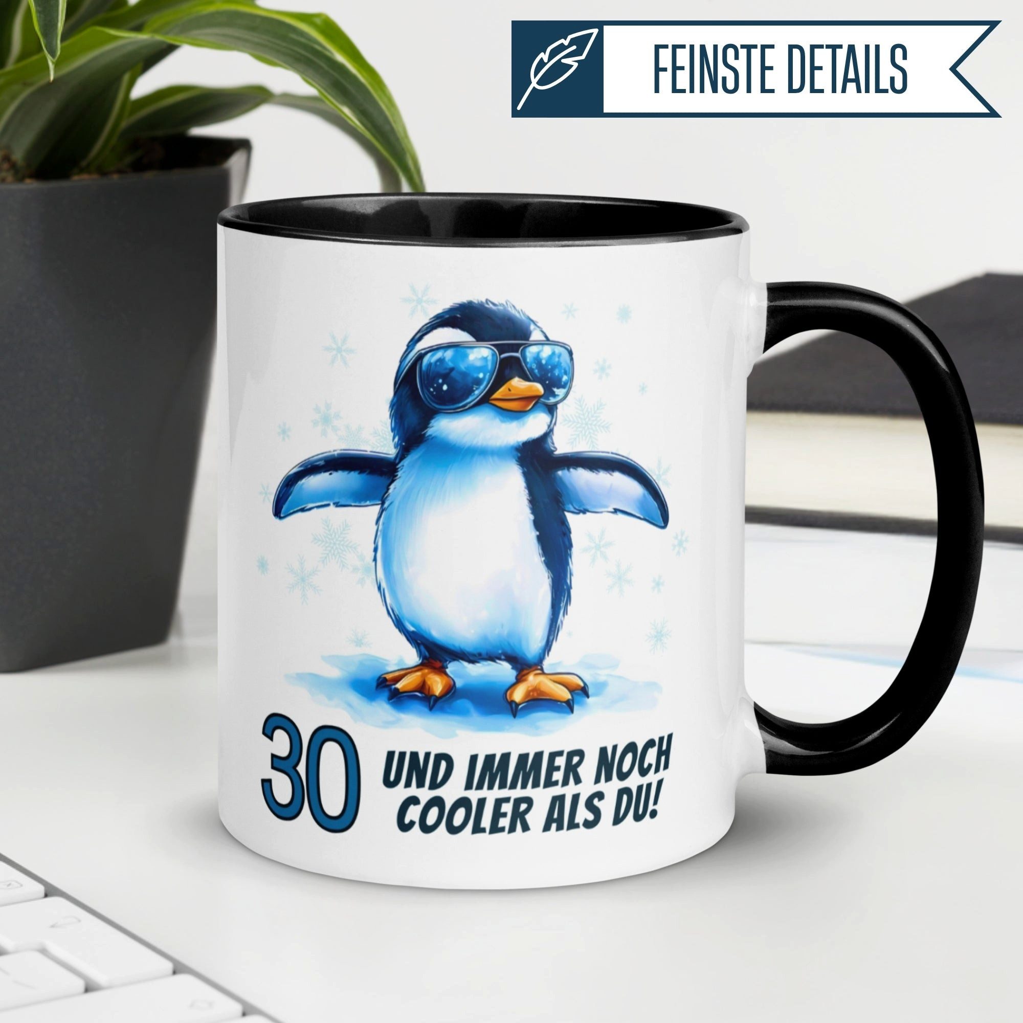 Momentals Tasse 30. Geburtstag Mann Frau – Cooler – Geburtstagsgeschenk Männer Frauen, Gratis Versand · Links-&Rechtshänder · Spülmaschinenfest – Bild 5 von 5