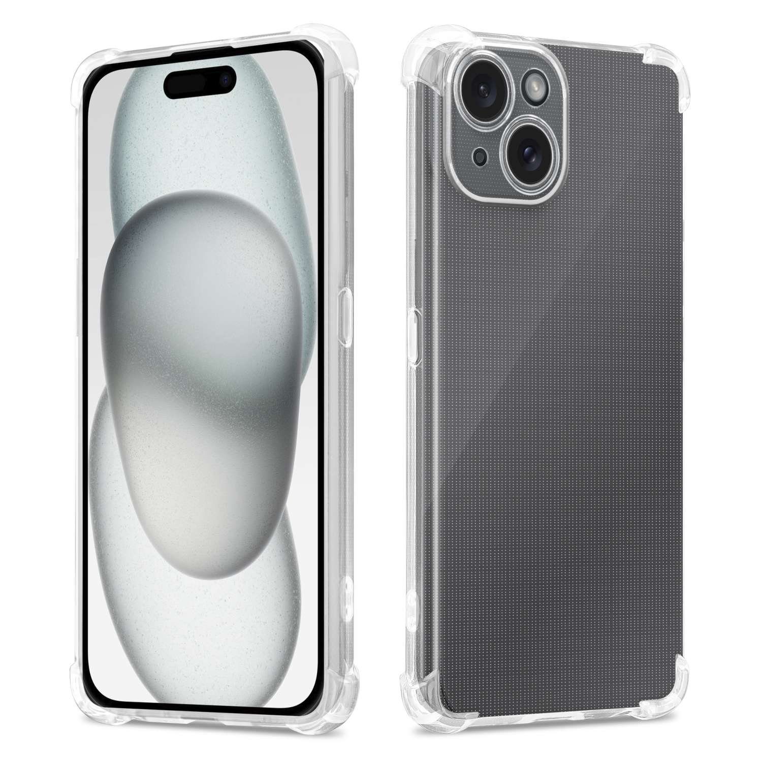 Cadorabo Handyhülle für Apple iPhone 13 MINI Hülle Apple iPhone 13 MINI, Hülle TPU Silikon Handy Schutzhülle Slim Transparent Case Cover