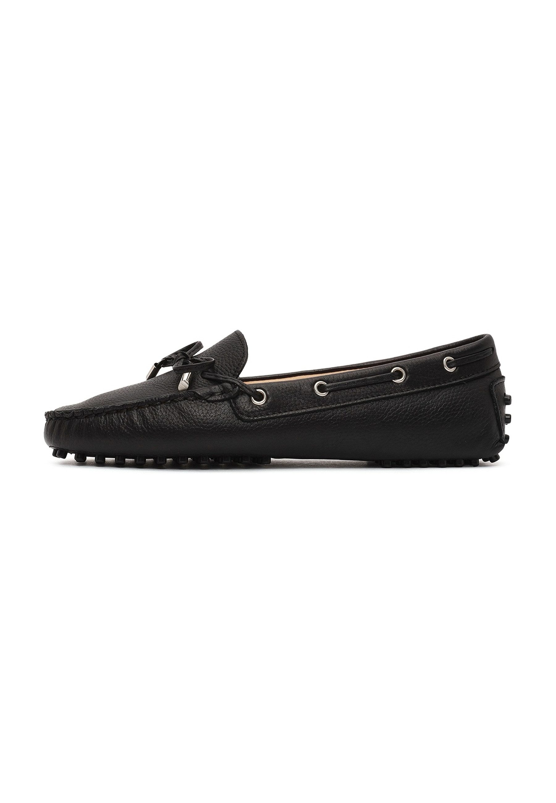 Derimod Loafer aus Leder Loafer Echtes Leder, Lederfutter, TPU-Sohle, Slip-On-Design, Genoppter Halt