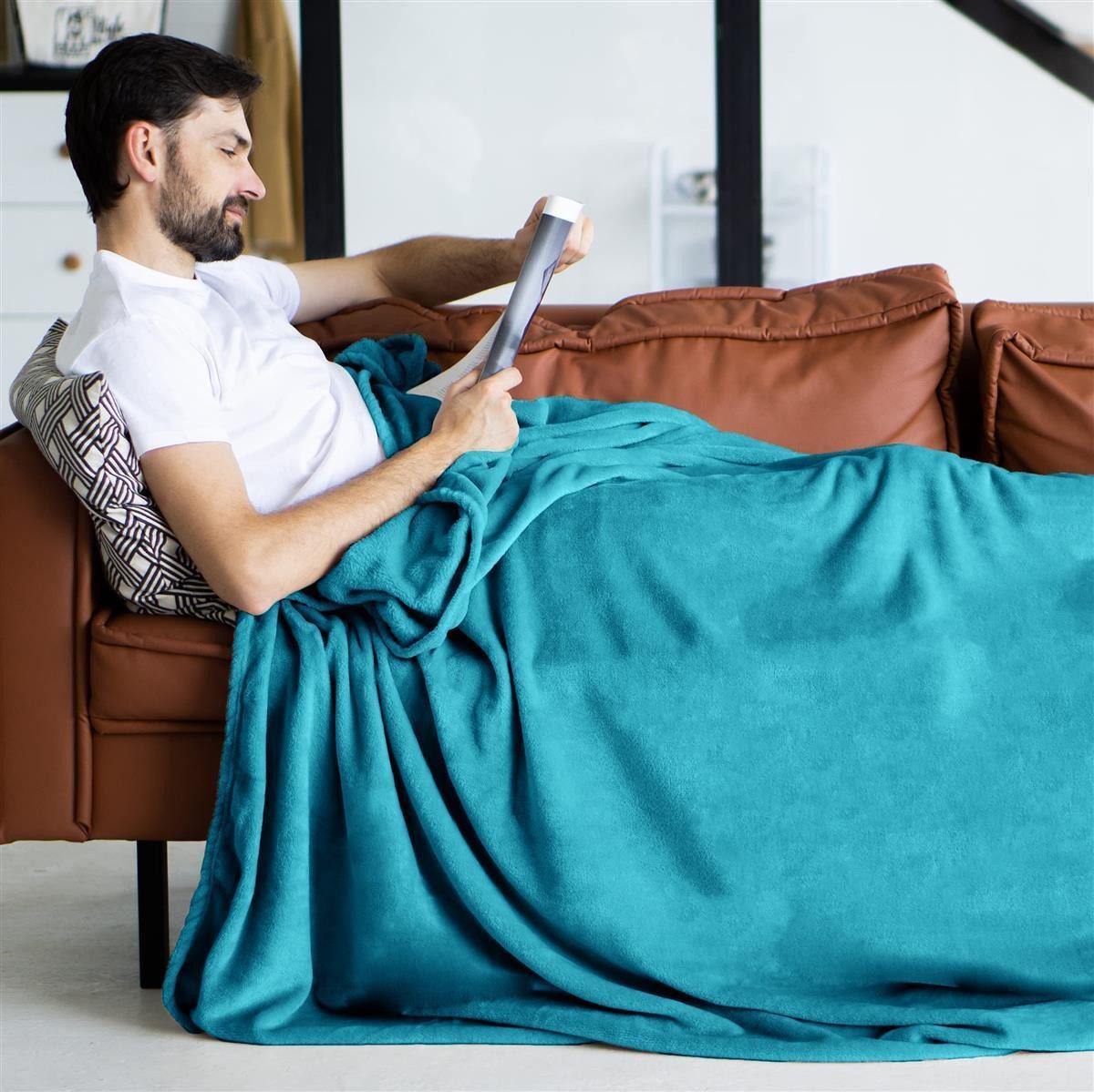 Wohndecke Kuscheldecke super weich & flauschig günstig online kaufen