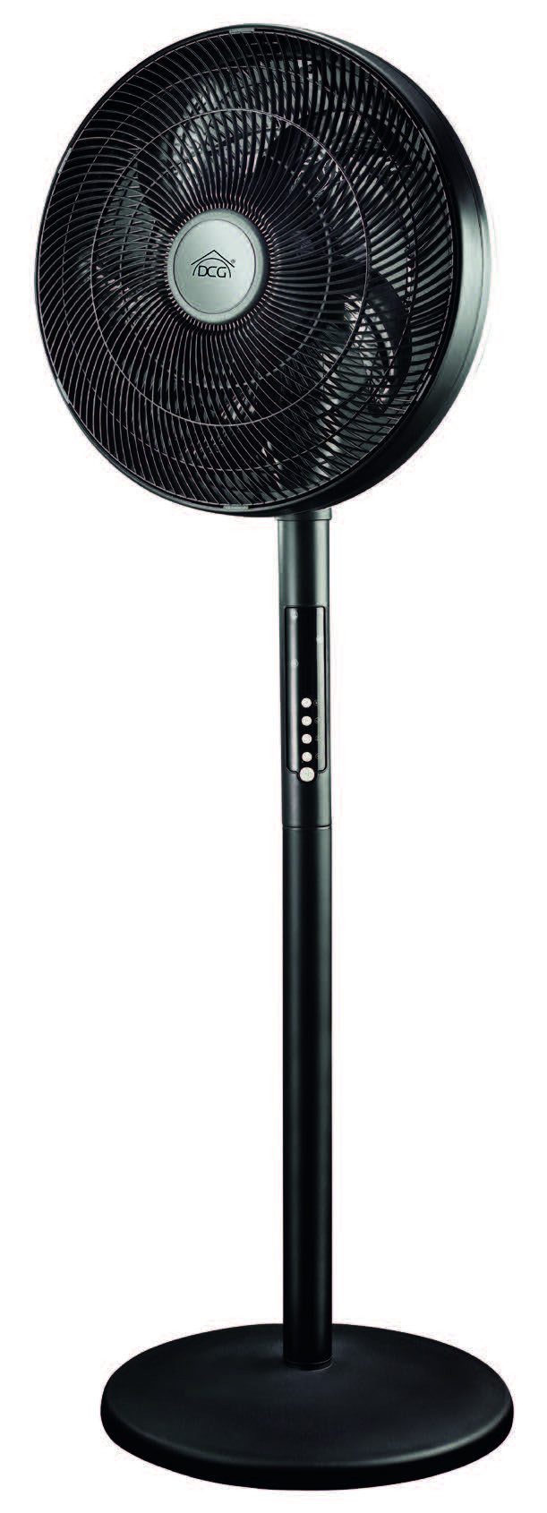 DCG Standventilator mit LED-Licht, 3 Helligkeitsstufen, günstig online kaufen