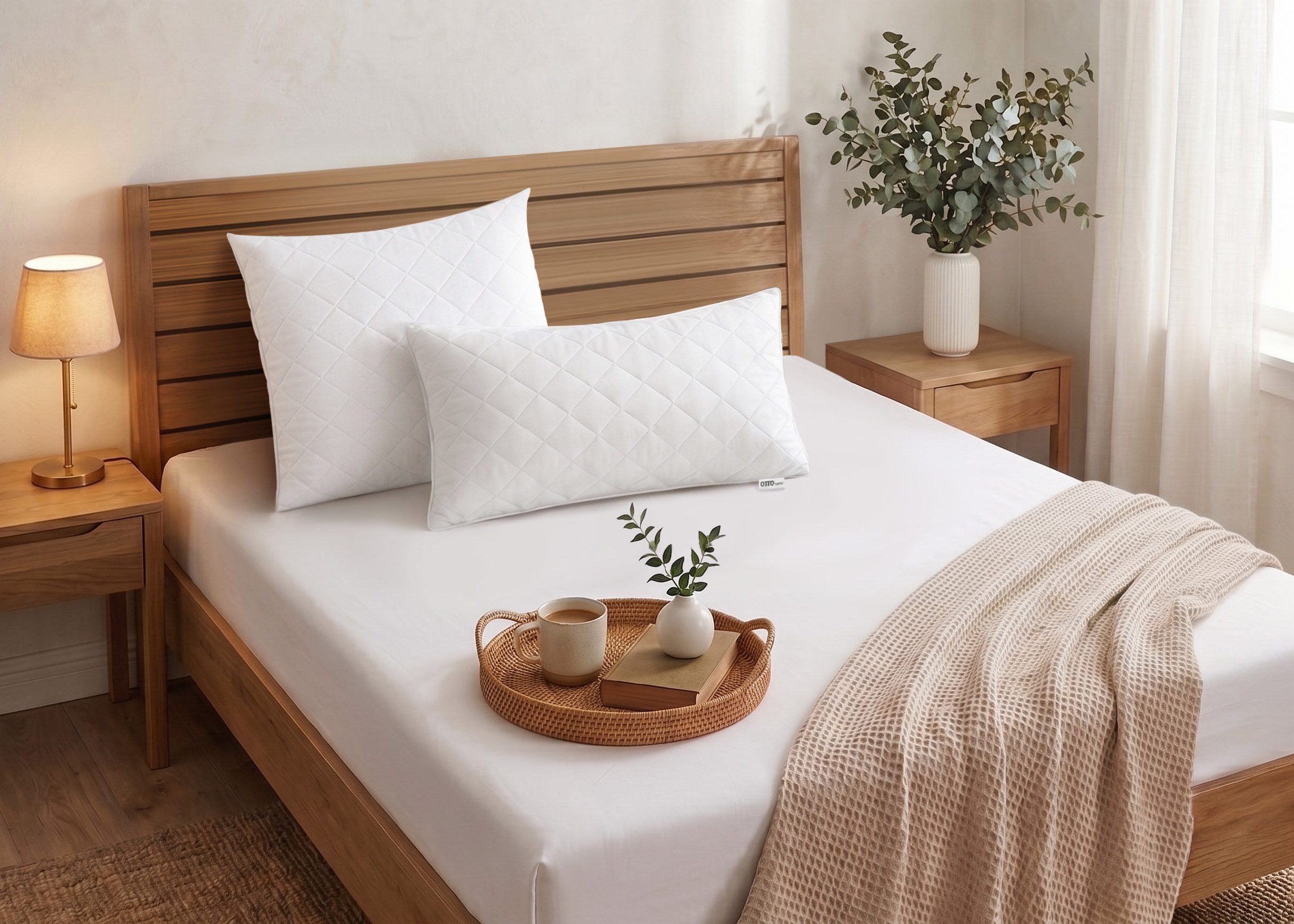 OTTO home Kopfkissen Lyllen, Kissen in 40x80 & 80x80 cm, Kissenbezug aus 100% Lyocell