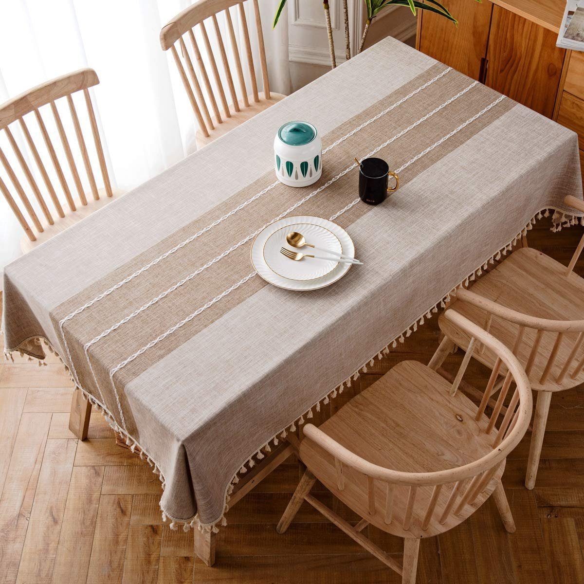 BYSURE Tischdecke (1-tlg), Tischdecke aus Baumwolle günstig online kaufen