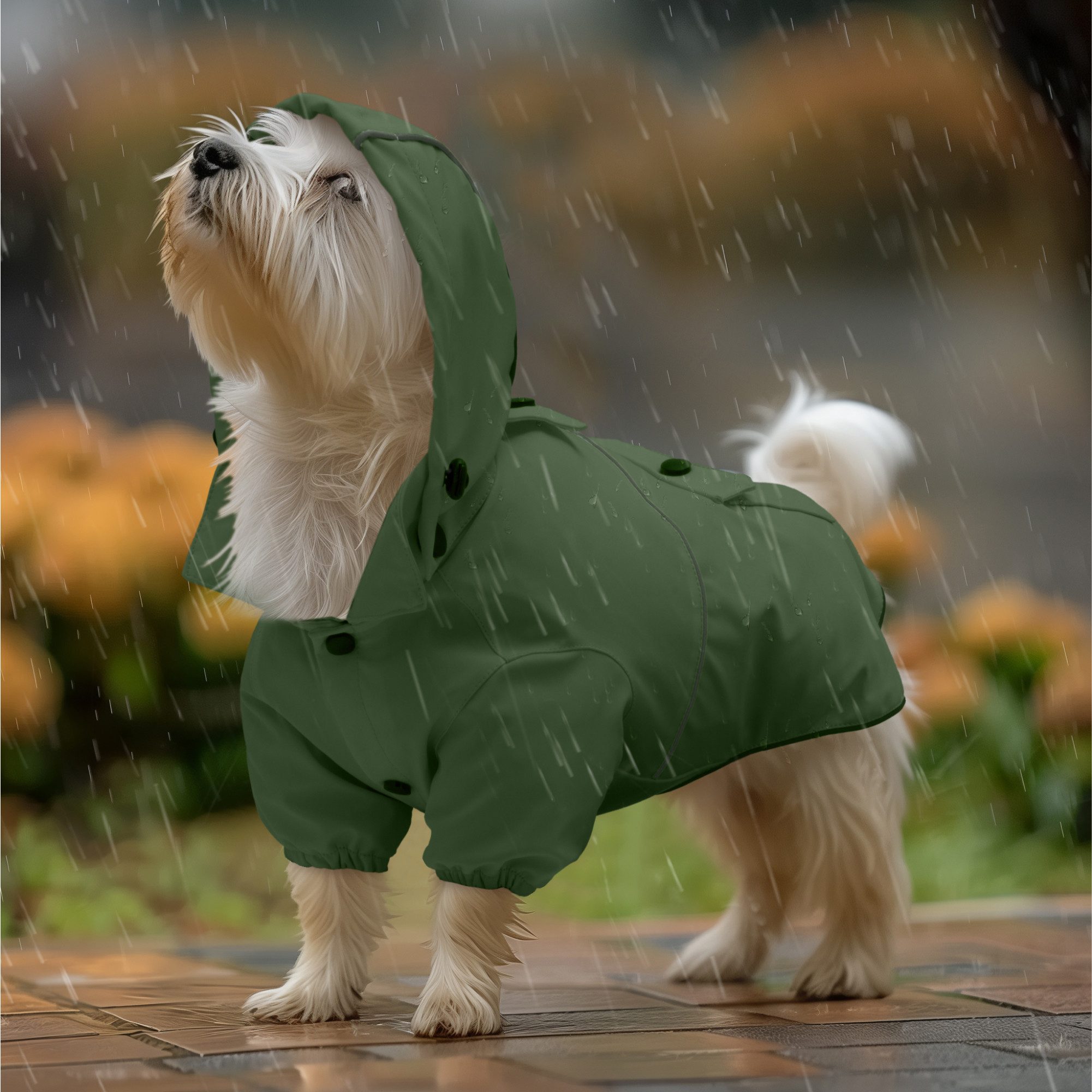 Hunderegenmantel Regenmantel Regenjacke für Hunde - Regenmantel Hund wasserdicht