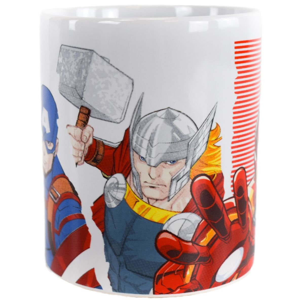 Keramik, Kaffeetasse, ml Tasse in ca. Stor Design Avengers mit 325 Motiv authentisches Tasse Geschenkkarton MARVEL