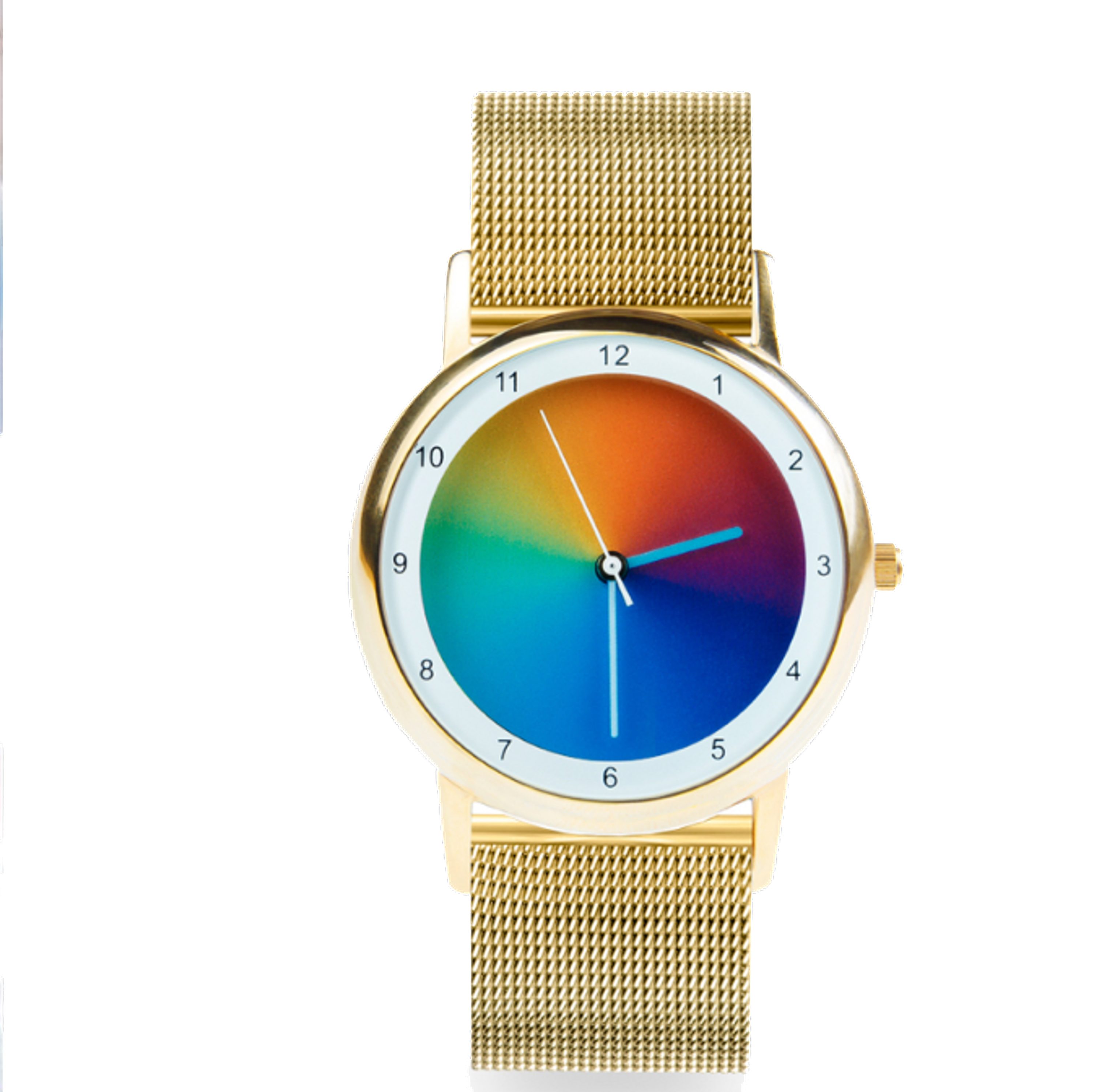 Rainbow Watch Quarzuhr Avantgardia gamma Edelstahl gold