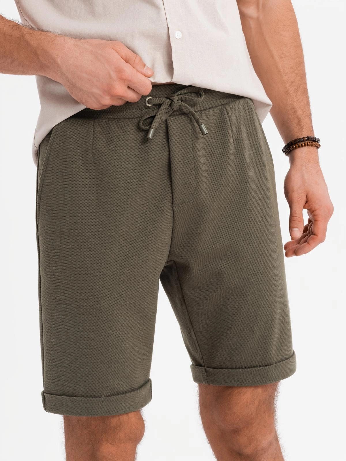 OMBRE Sweatshorts Gestrickte Shorts für Herren günstig online kaufen