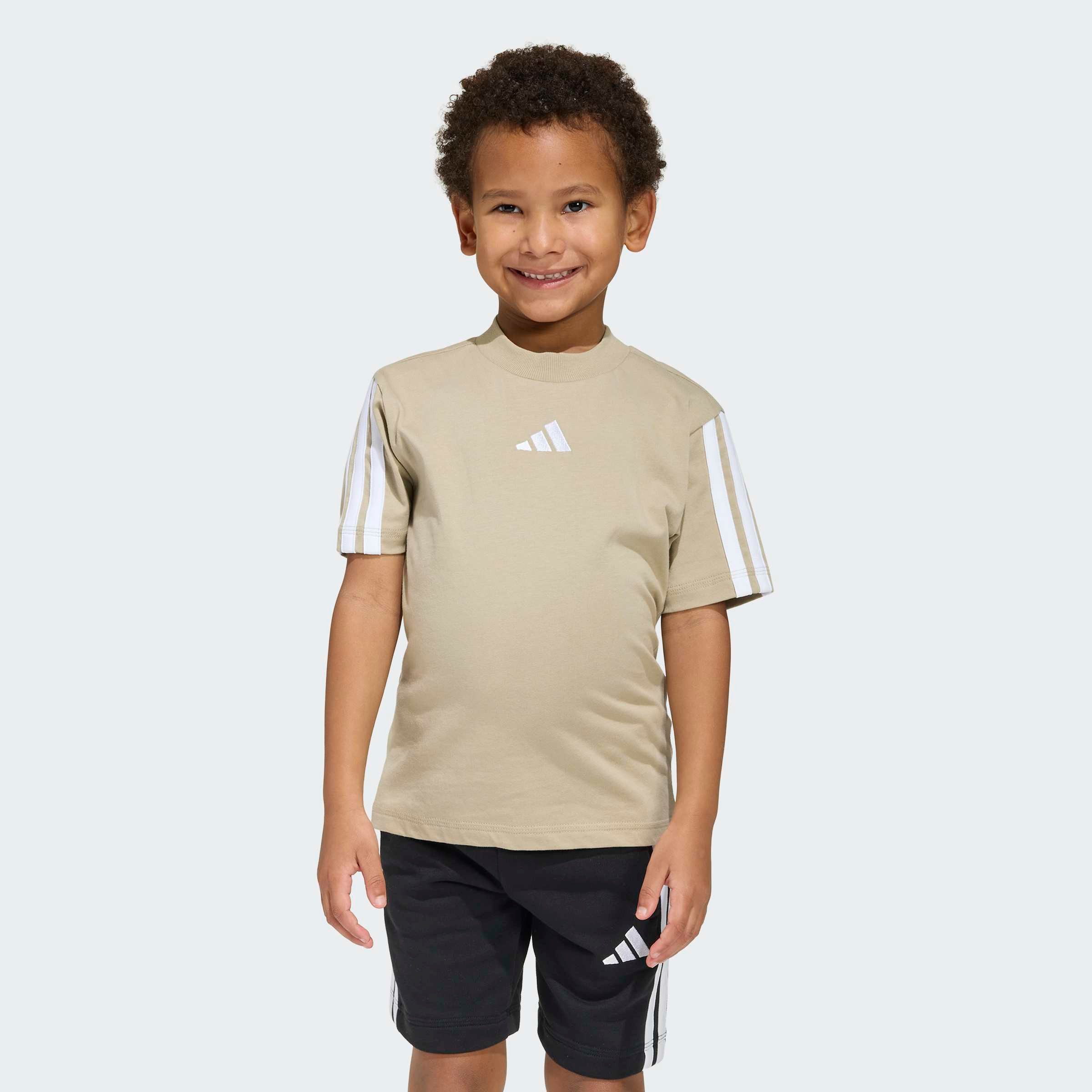 adidas Sportswear T-Shirt LK 3S TEE 160 für Kinder, mit sportlichem Stil, Kurzarmdesign, aus Baumwolle