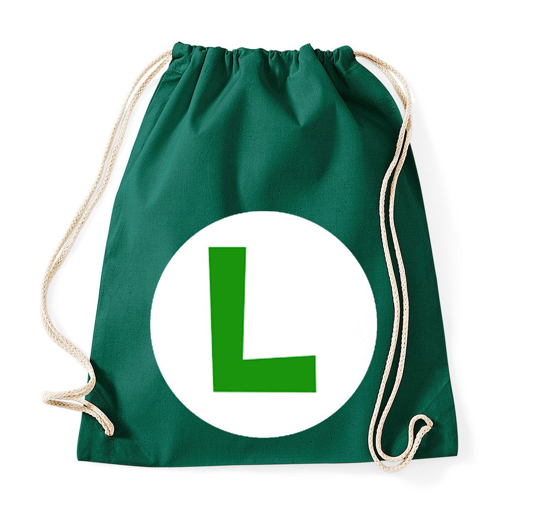 Turnbeutel Turnbeutel Mario Luigi Wario Peach Logo Print Beutel Freizeit Tasche