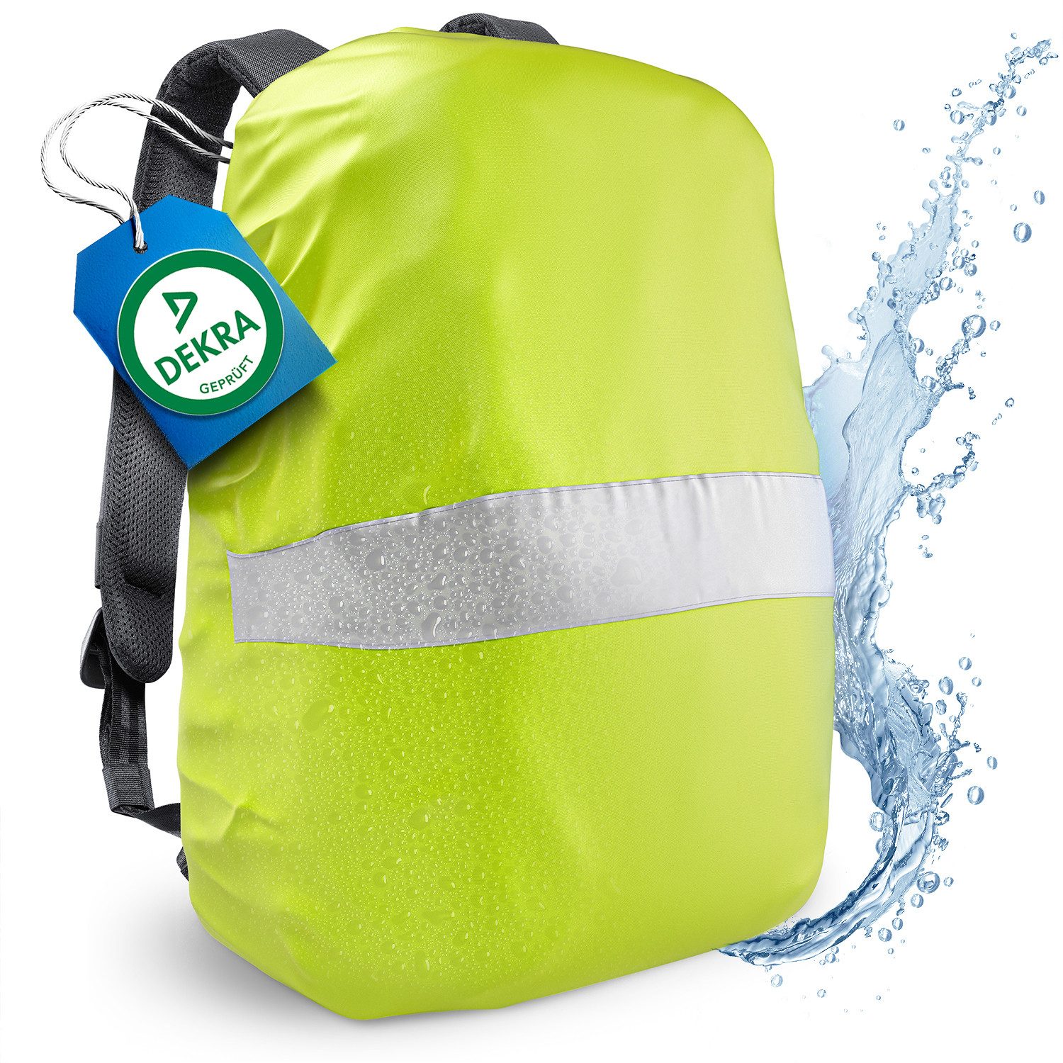 Nextcover Rucksack-Regenschutz Nextcover® Universeller Regenschutz für Rucksack & Schulranzen