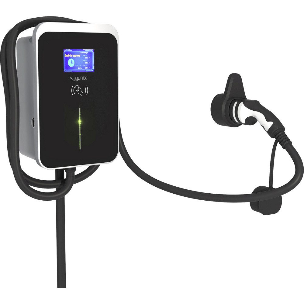 Sygonix Elektroauto-Ladestation Sygonix Wallbox Typ 2 Mode 3 32 A 22 kW App, WiFi, RFID