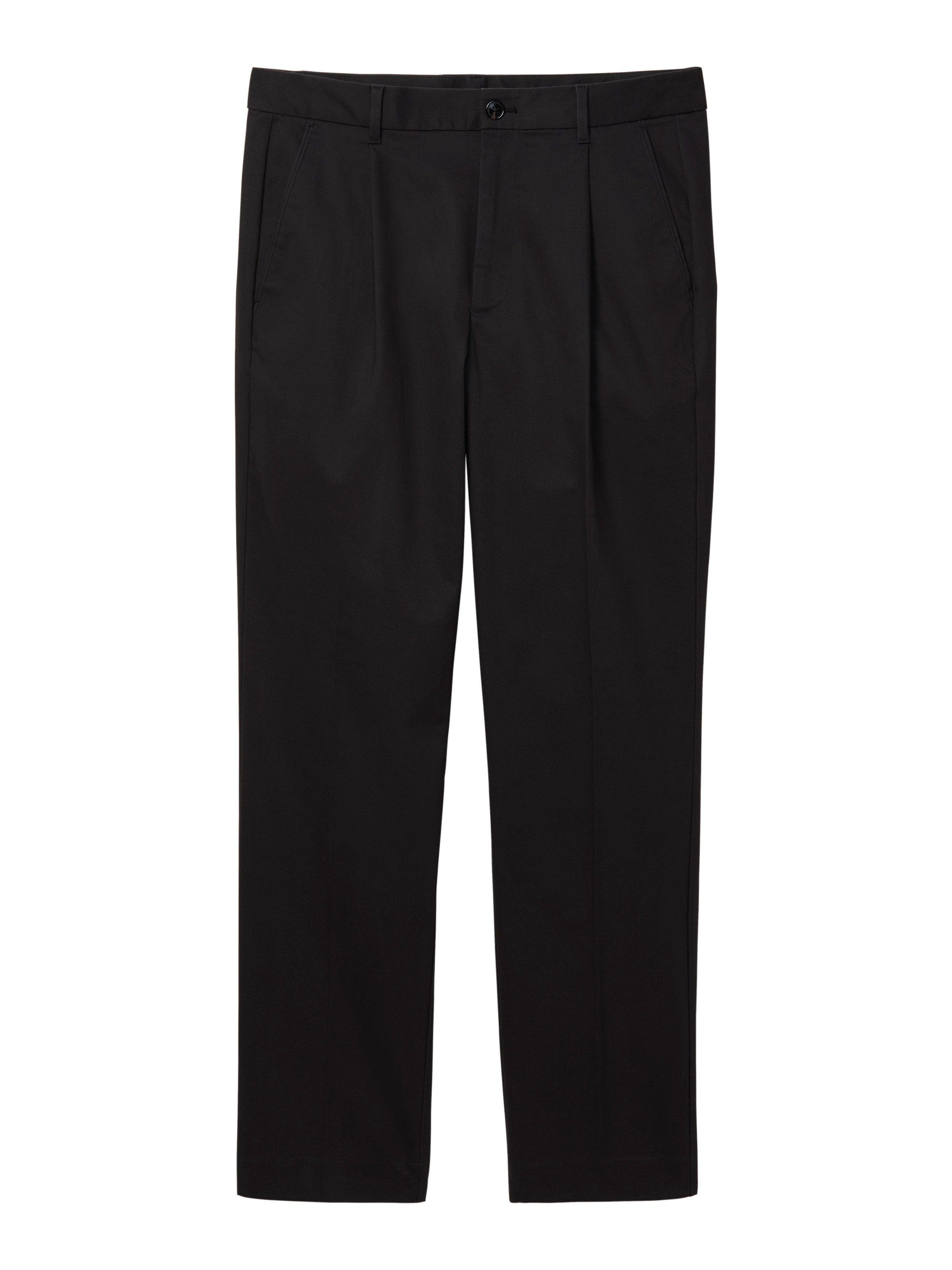Calvin Klein Jeans Chinohose mit Bundfalte, Straight Fit – Bild 4 von 5