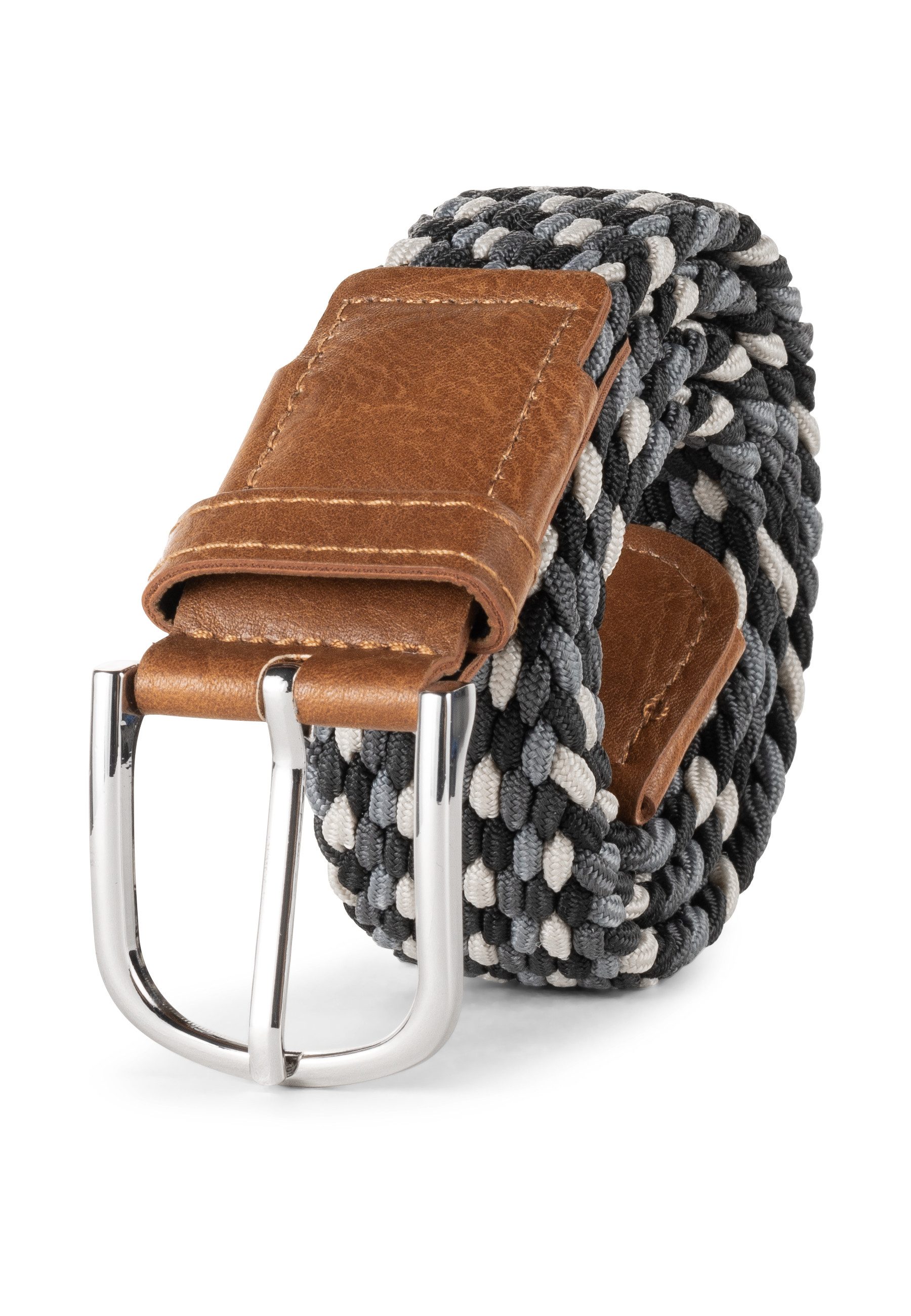 Indicode Stoffgürtel Anders (1-St) Elastischer Flechtgürtel günstig online kaufen