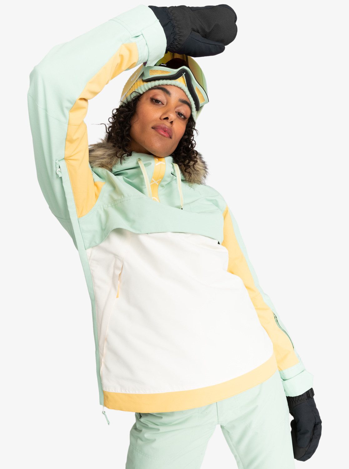 Roxy Green Snowboardjacke Shelter Cameo