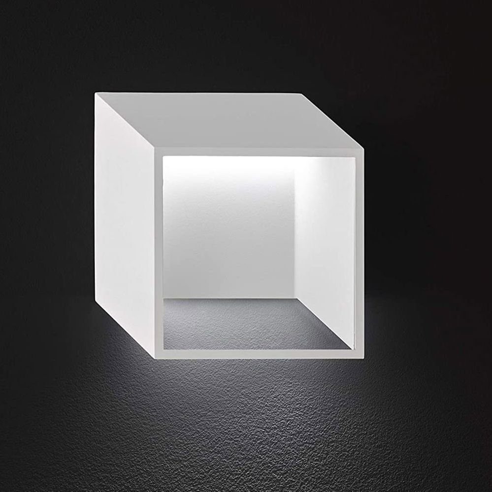 LED LED WOFI Wand verbaut, Treppenhaus Warmweiß, fest LED Lampe Modern Wandlampe Innen Flurlampe LED-Leuchtmittel Wandleuchte,