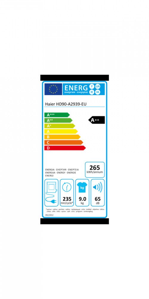 Energieeffizienzklasse: 