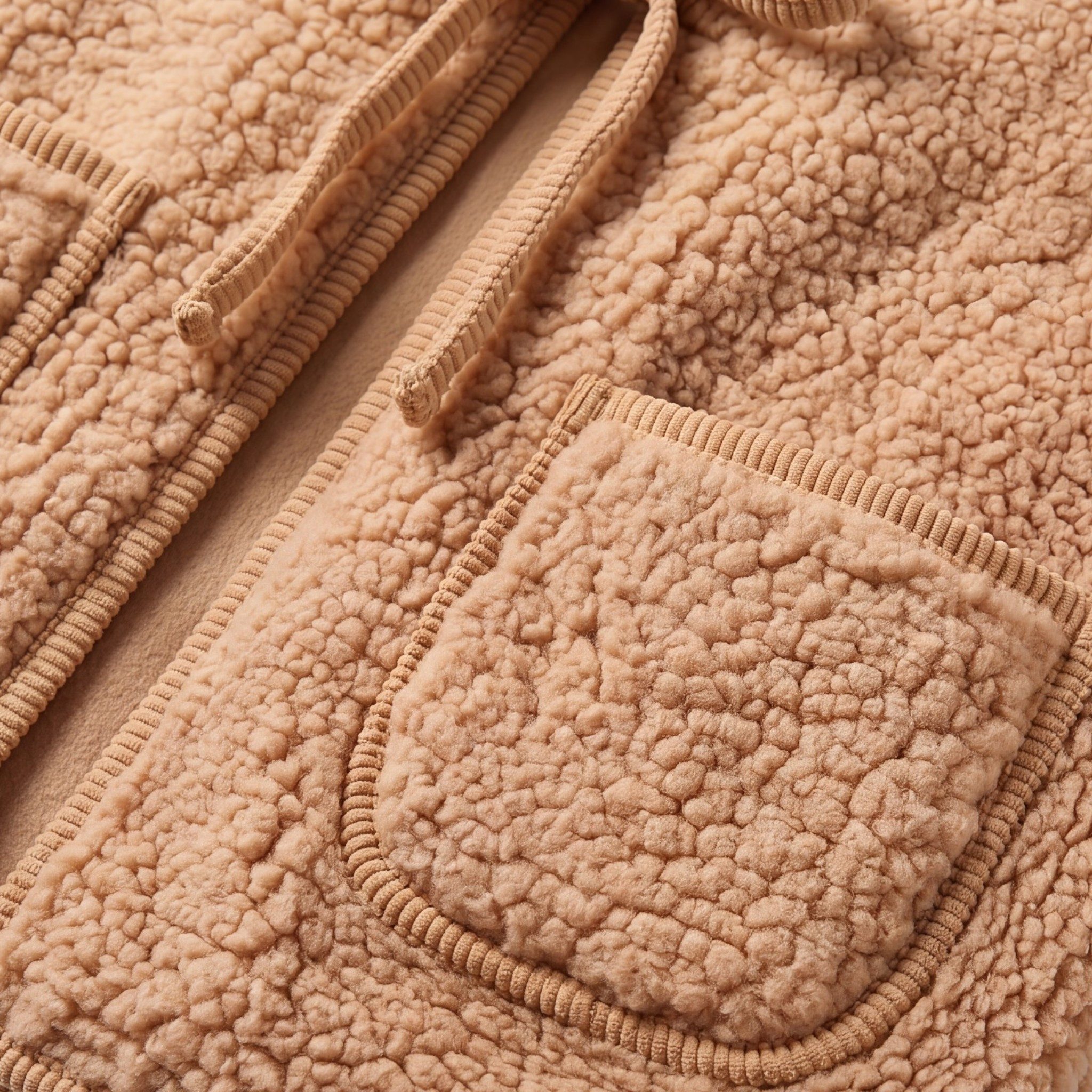 OriginalYou Kurzweste Damen Teddyweste Bouclé ärmellose Weste Bindeband vielseitig kombinierbar, auch in großen Größen – Bild 3 von 3