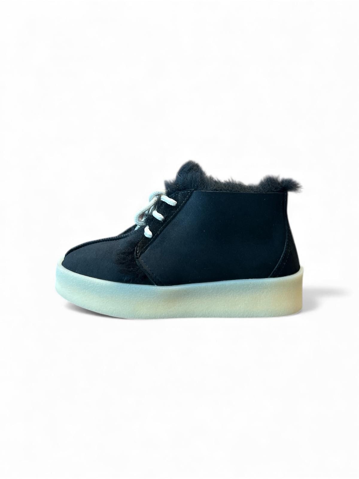 Begoria Damen Gefütterte Schnür-Winterboots aus Rauleder mit Plattform Winterboots