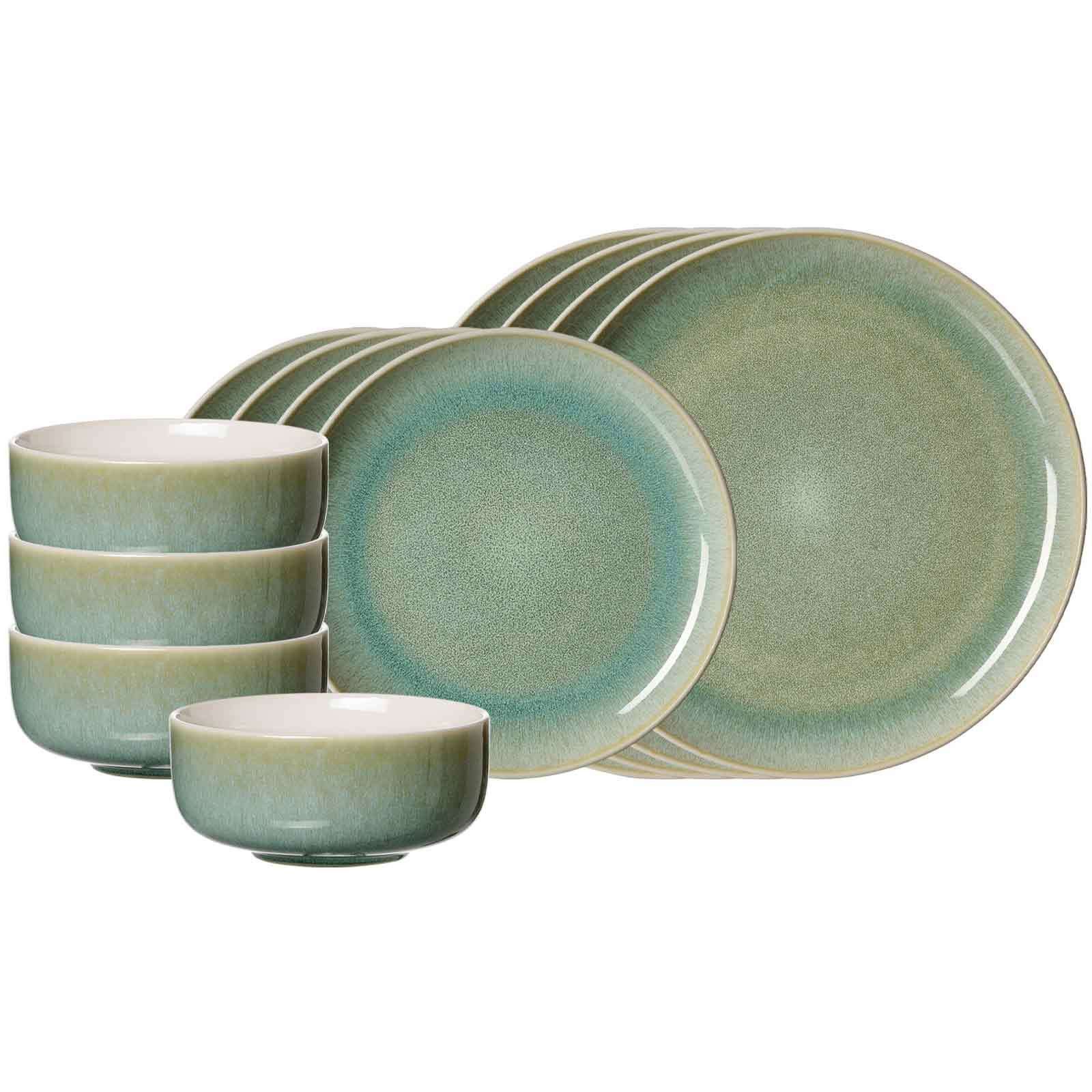 Ritzenhoff & Breker Kombiservice Borneo Basic-Set 12-tlg. (12-tlg), 4 Personen, Steinzeug