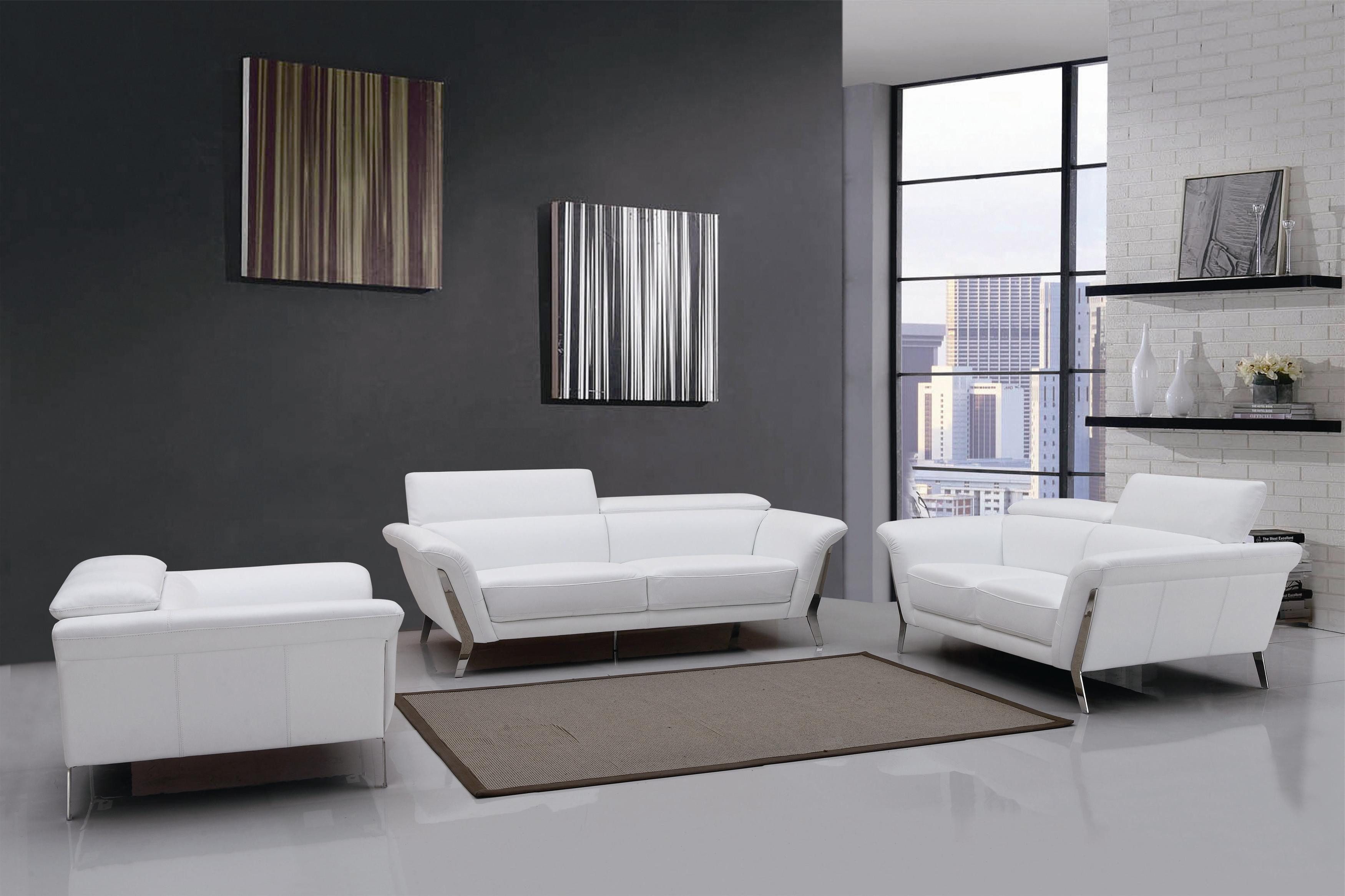 Xlmoebel Sofa Vielseitiges Ledersofa mit Polster für das Wohnzimmer, Hergestellt in Europa