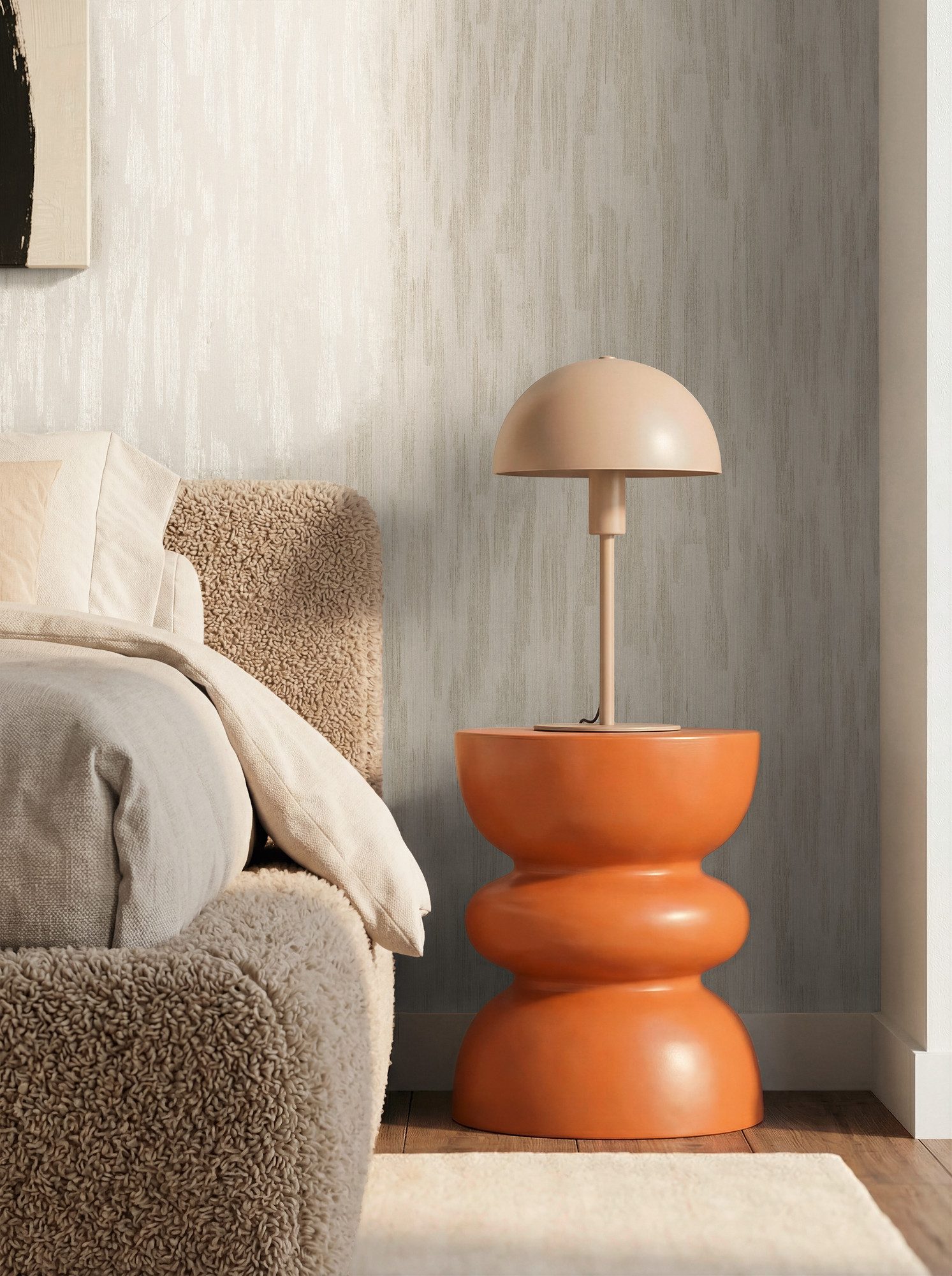 A.S. Création Vliestapete Trend Spectrum Stripes – Elegante Streifenstruktur Vliestapete, strukturiert, gestreift, Strukturmuster, Streifen, (1 St), Elegante Streifenstruktur mit mattem Muster und glänzendem Grund