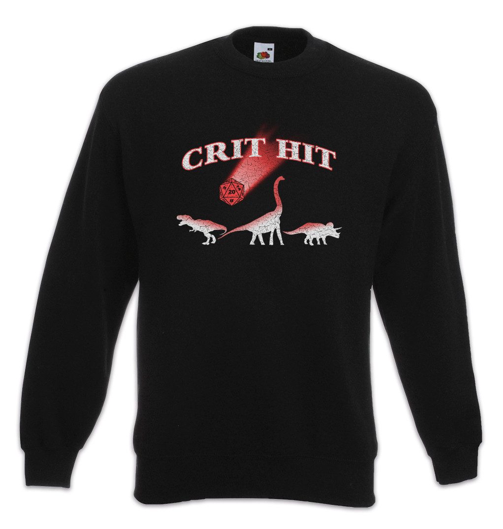 Sweatshirt Crit Hit Sweatshirt RPG Roleplay Dungeons MMORPG Online Dragons Role