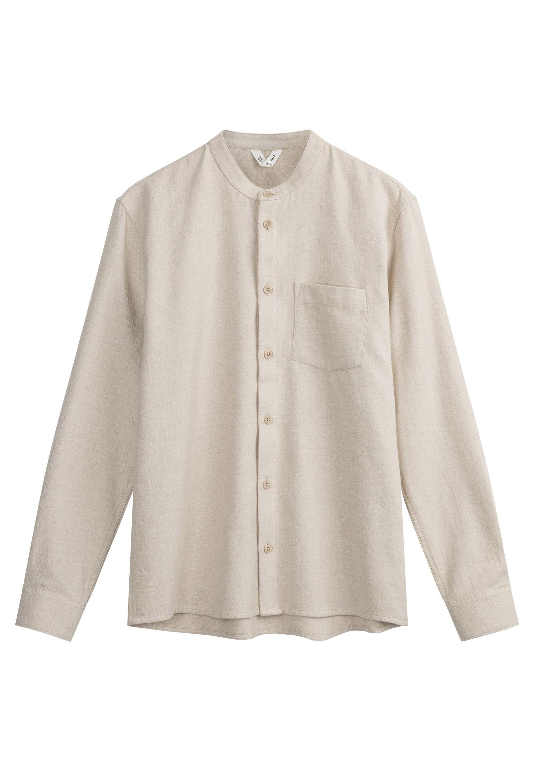 MELA Flanellhemd Flanell Shirt Style JHALAK Aufgesetzte Brusttasche