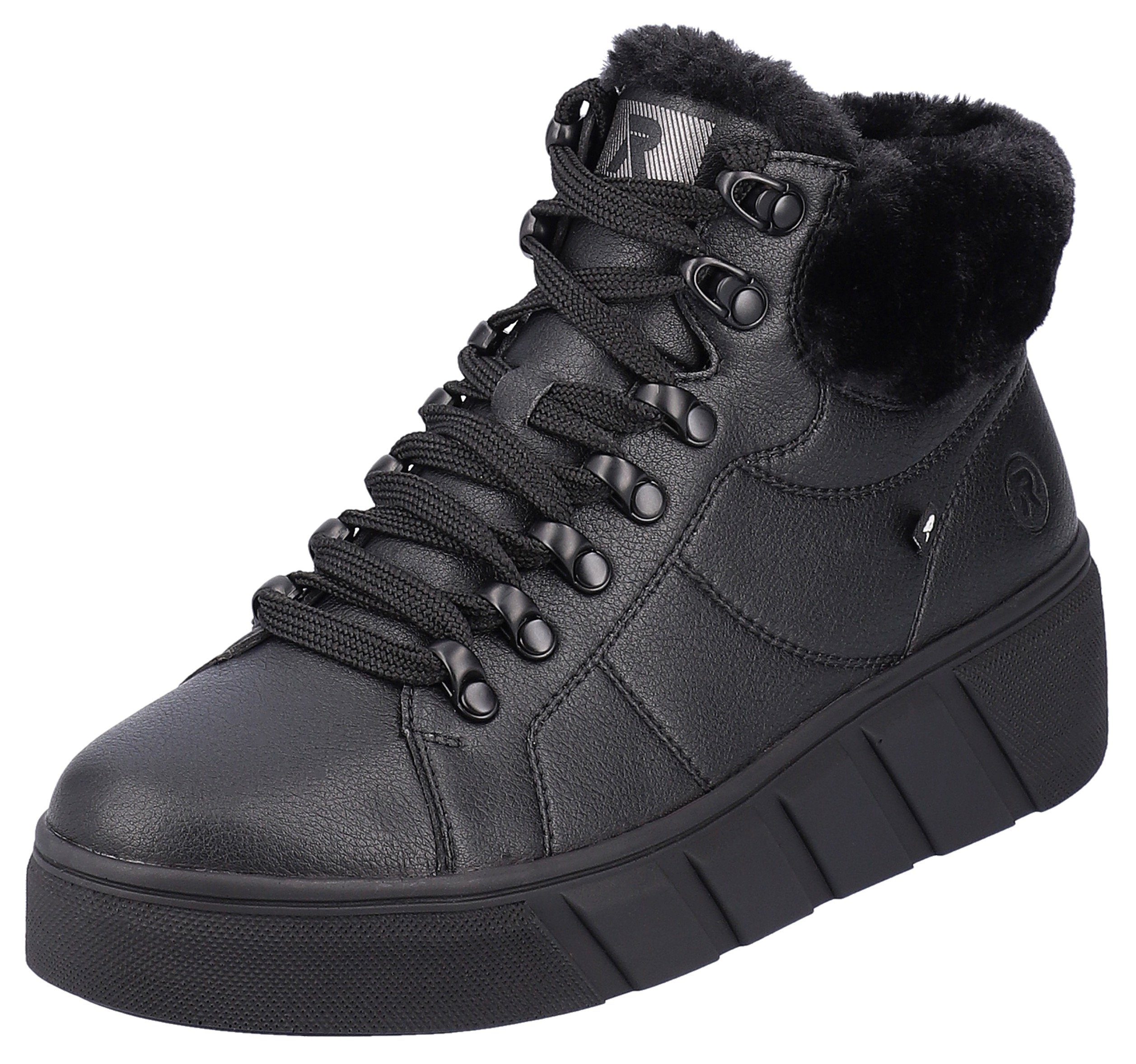 Rieker EVOLUTION mit Winterboots Schurwollfutter schwarz