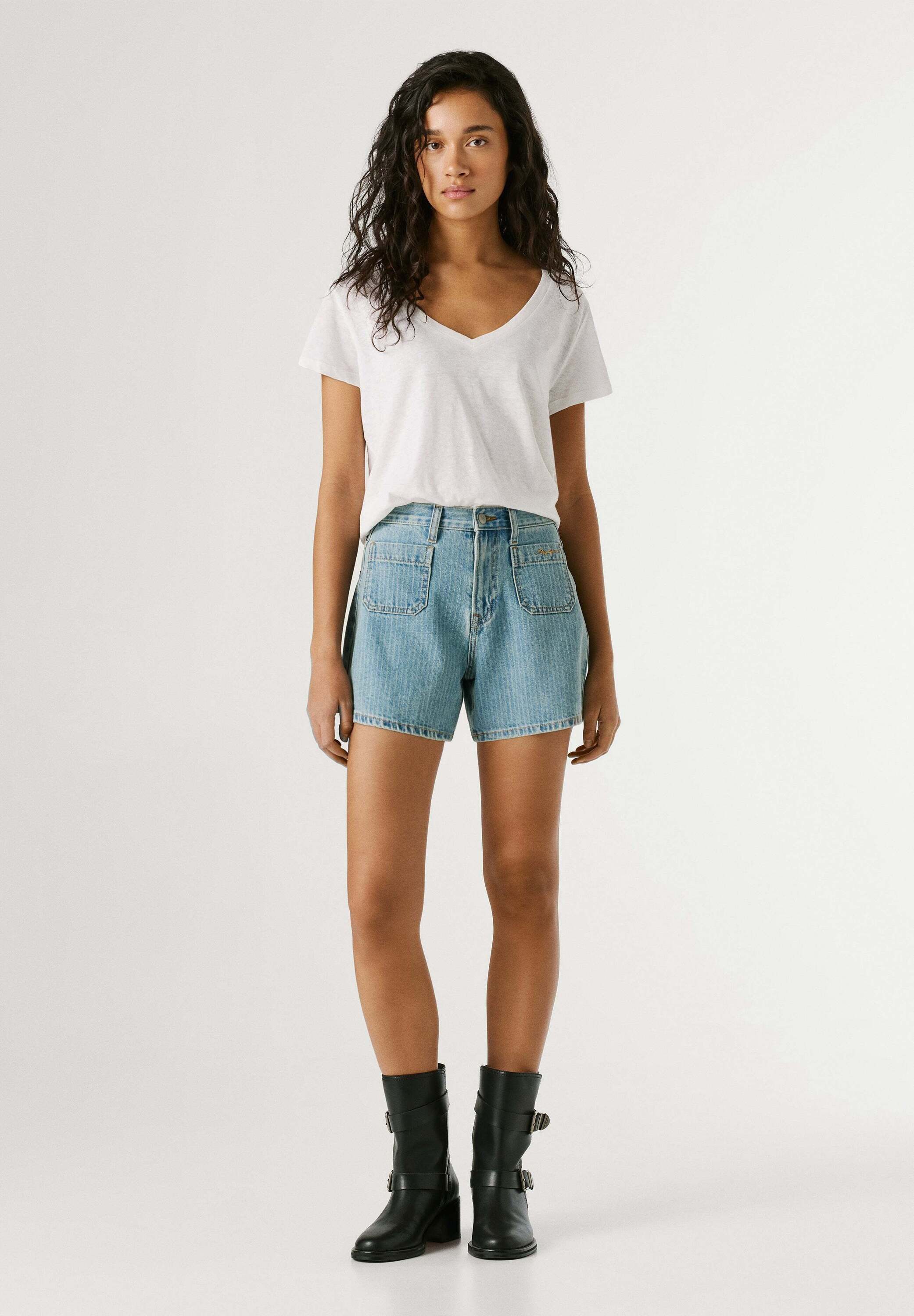Pepe Jeans Shorts denim shorts A-LINE SHORT HW RACHEL