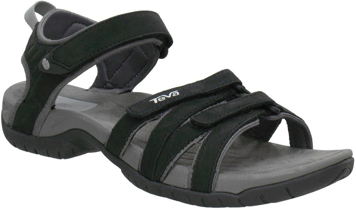 Sandale mit schwarz Leather Klettverschluss Teva Tirra