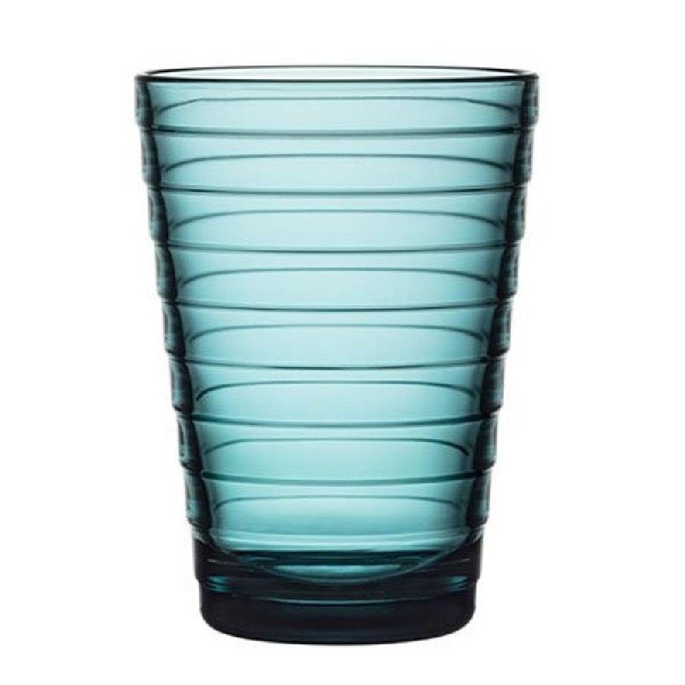 IITTALA Leerglas Glas Aino Aalto Seeblau (Groß)