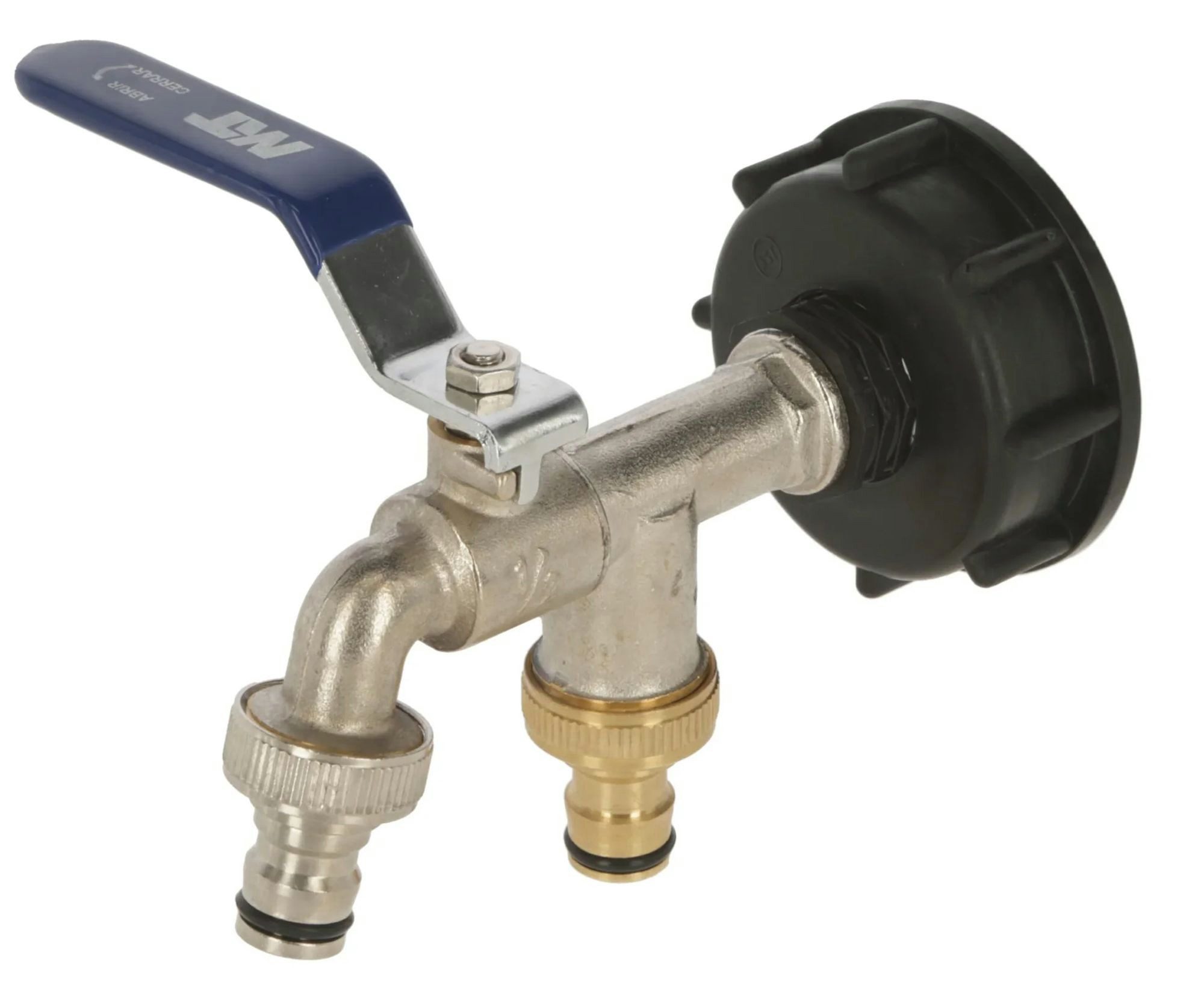 Westfalia Werkzeug Schlauchadapter IBC Adapter S60x6, mit 2x Steckverbinder
