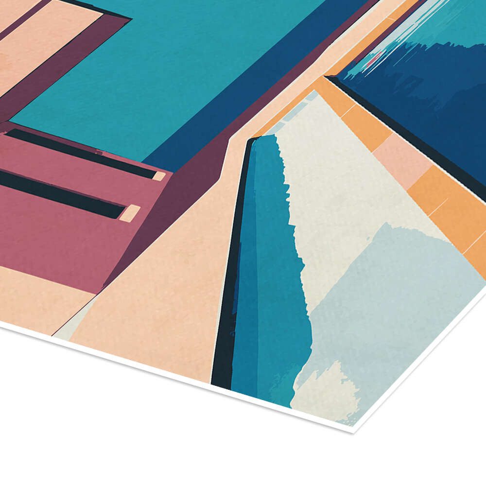 Posterlounge Wandbild Mid-Century lifestyle, Layla Oz, erhältlich als Poster, Leinwandbild, Wandsticker oder Acrylglasbild