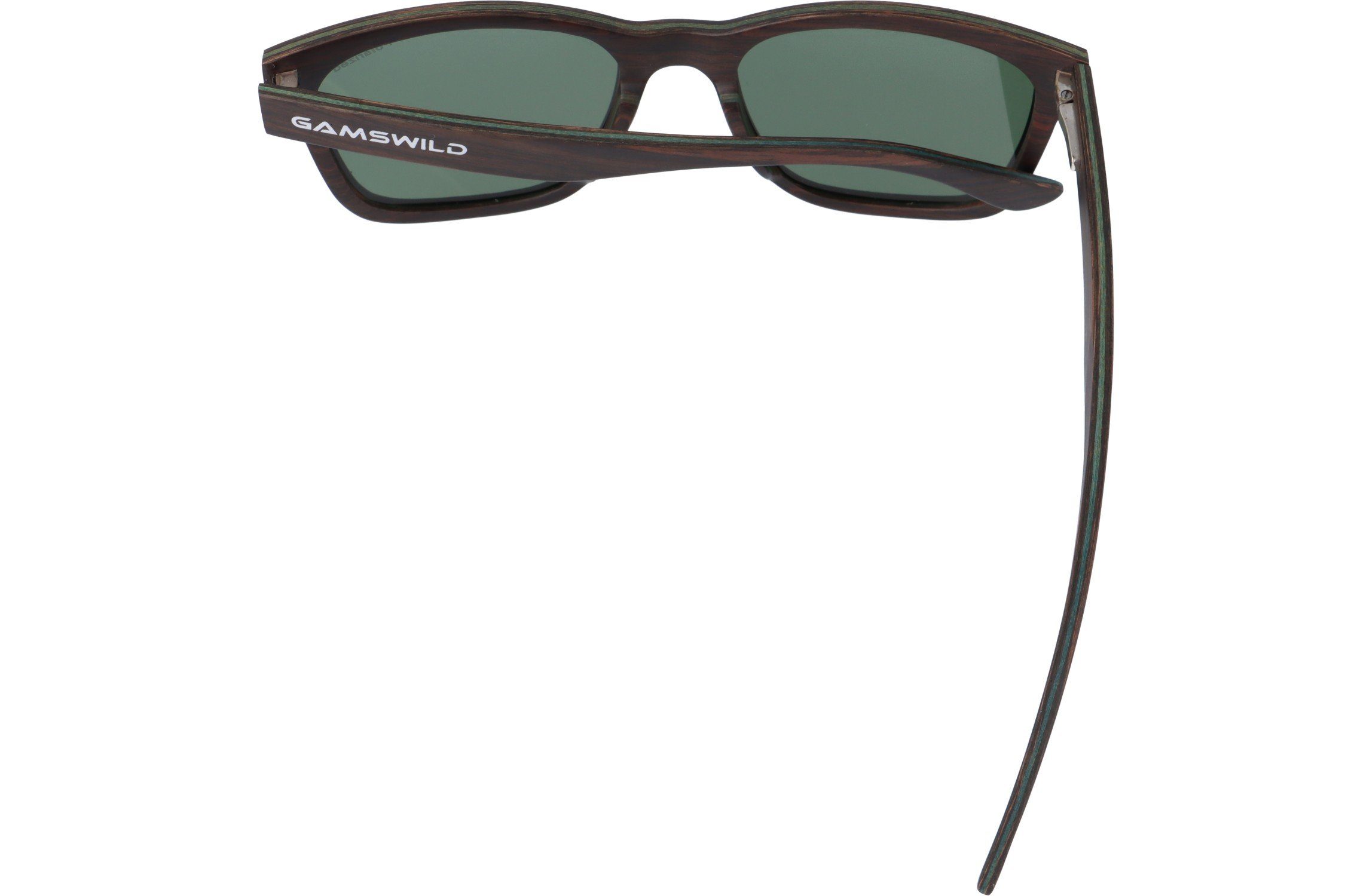 Gamswild Sonnenbrille UV400 GAMSSTYLE Holzbrille polarisierte Gläser Damen Herren Unisex, Modell WM0011 in braun, grau, blau & G15