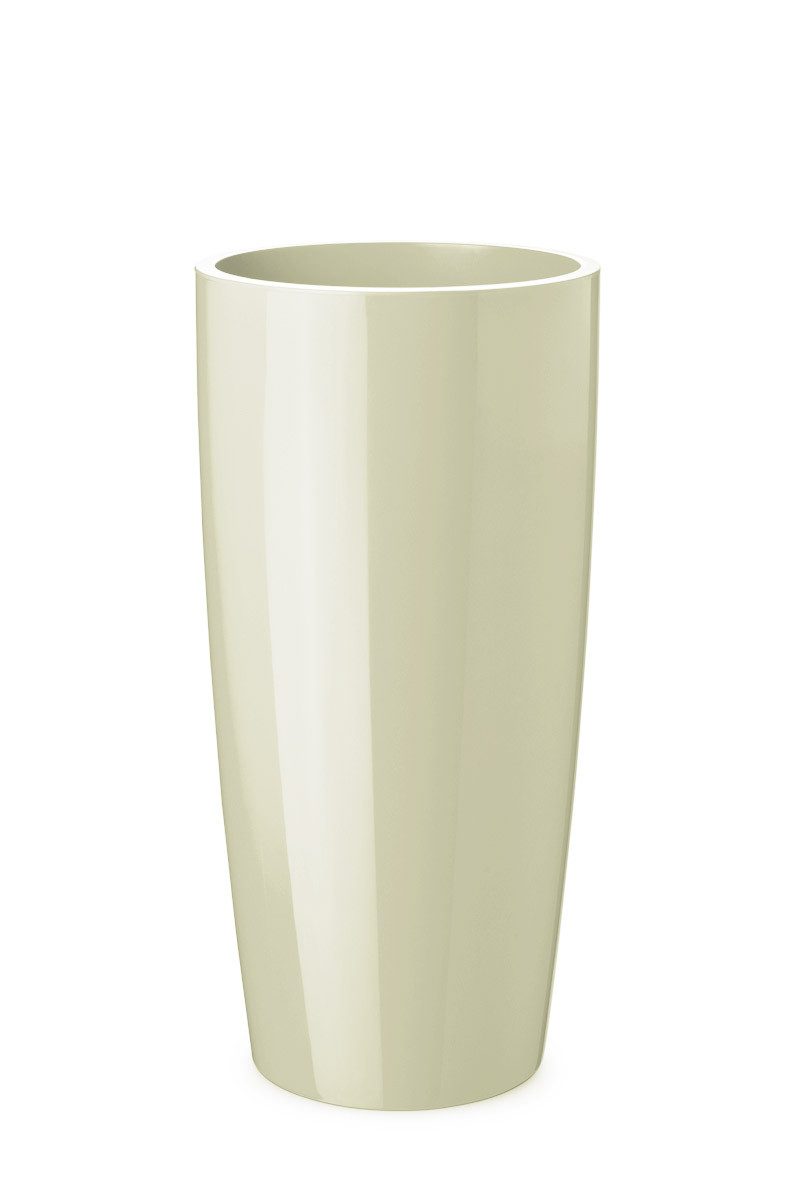 Floralo e. K. Blumentopf Kunststoff-Pflanztopf “Teramo” rund, creme hochglä günstig online kaufen