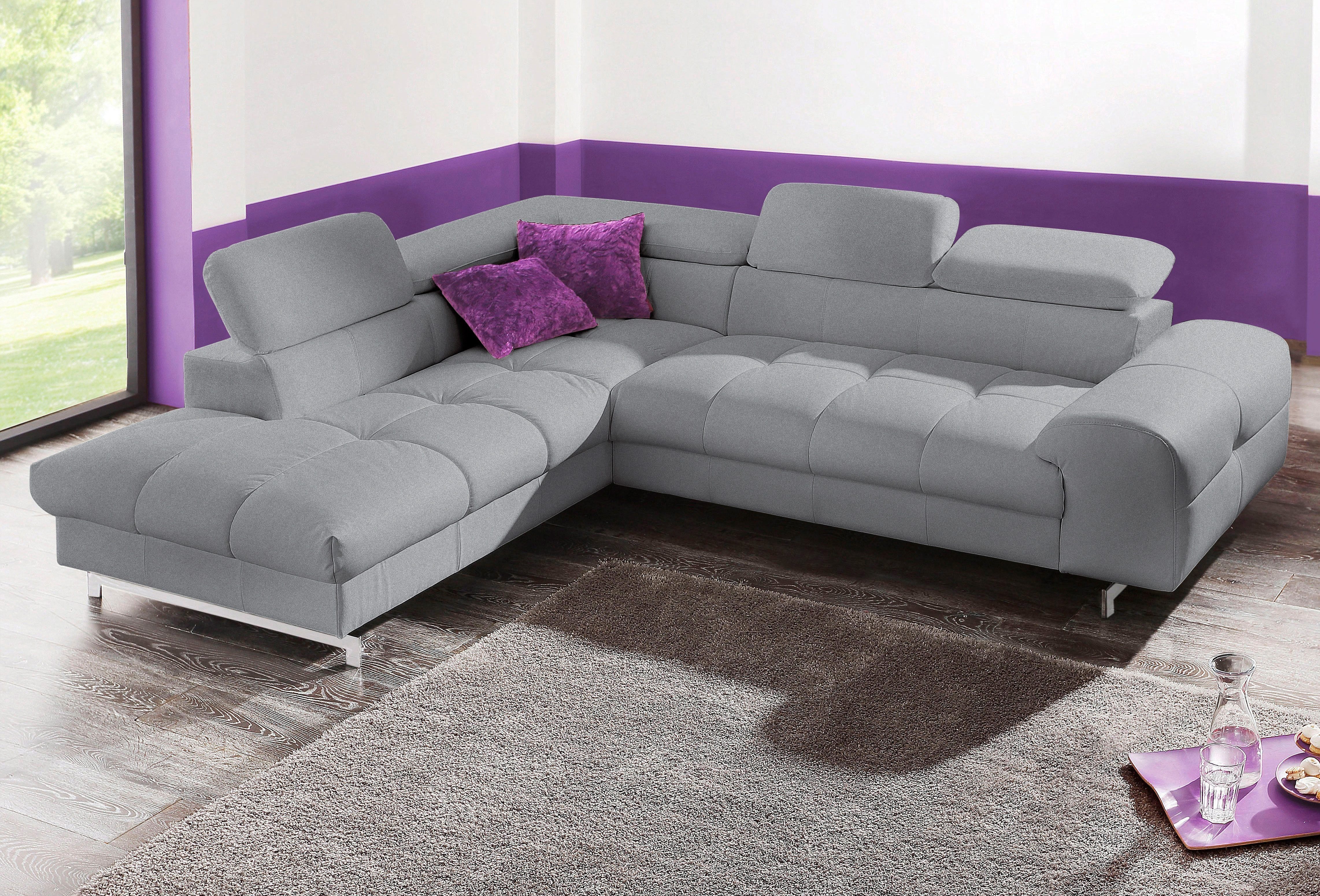 COTTA Polstergarnitur "Chef L-Form", (Set), Set bestehend aus: Ecksofa mit günstig online kaufen
