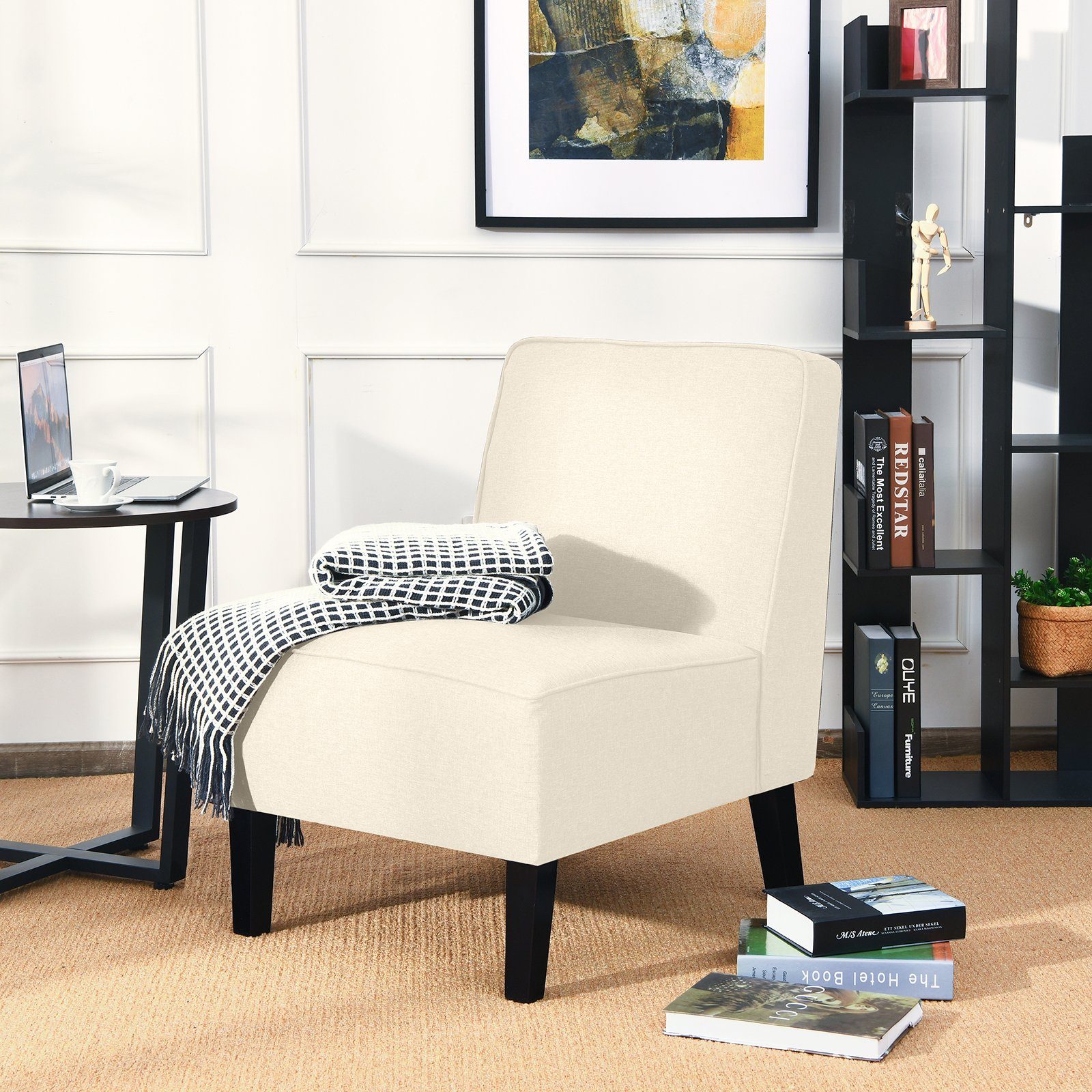 COSTWAY Loungesessel, gepolstert, mit Rückenlehne, 150kg, günstig online kaufen