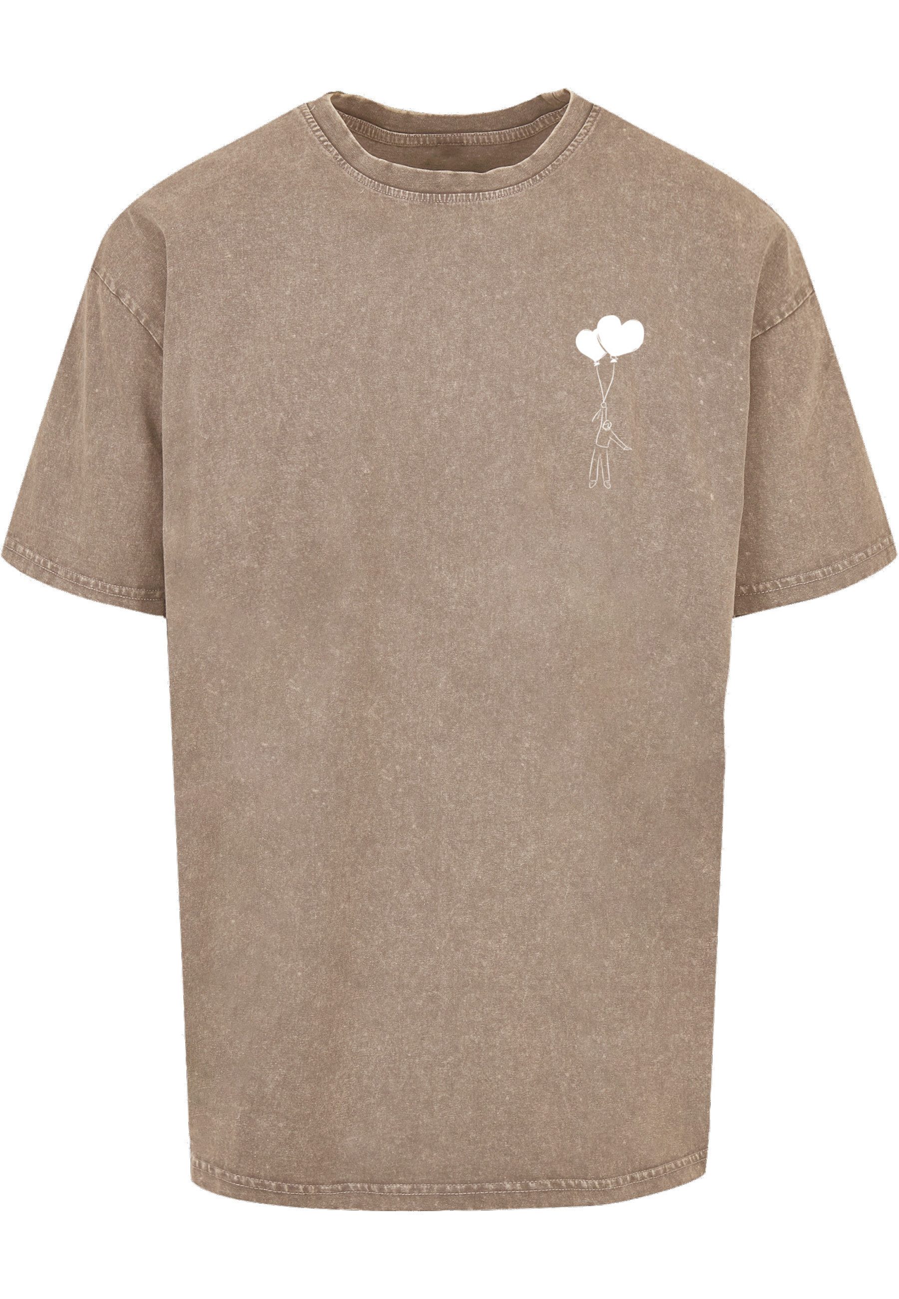 Merchcode T-Shirt Merchcode Herren Love In The Air Acid Washed Heavy Oversi günstig online kaufen