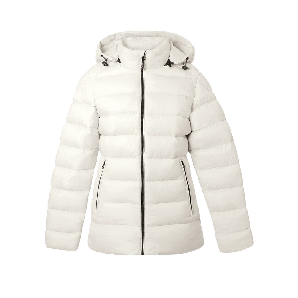 30seven Winterjacke beheizte Steppjacke mit verstellbarer Kapuze - Taupe 7, günstig online kaufen