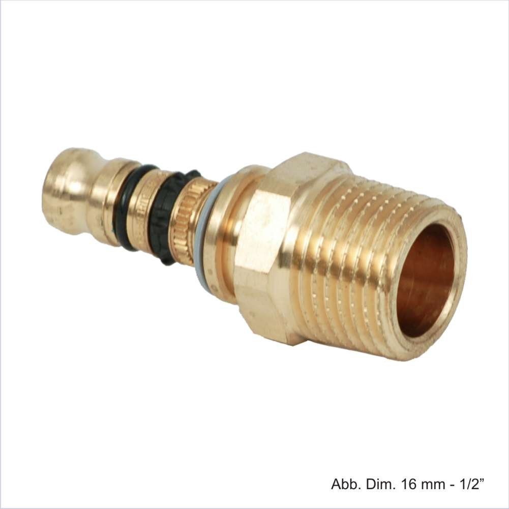 GEBERIT Wasserrohr Geberit Mepla Übergang mit AG (Rotguss) 32 mm - 1 1/4"