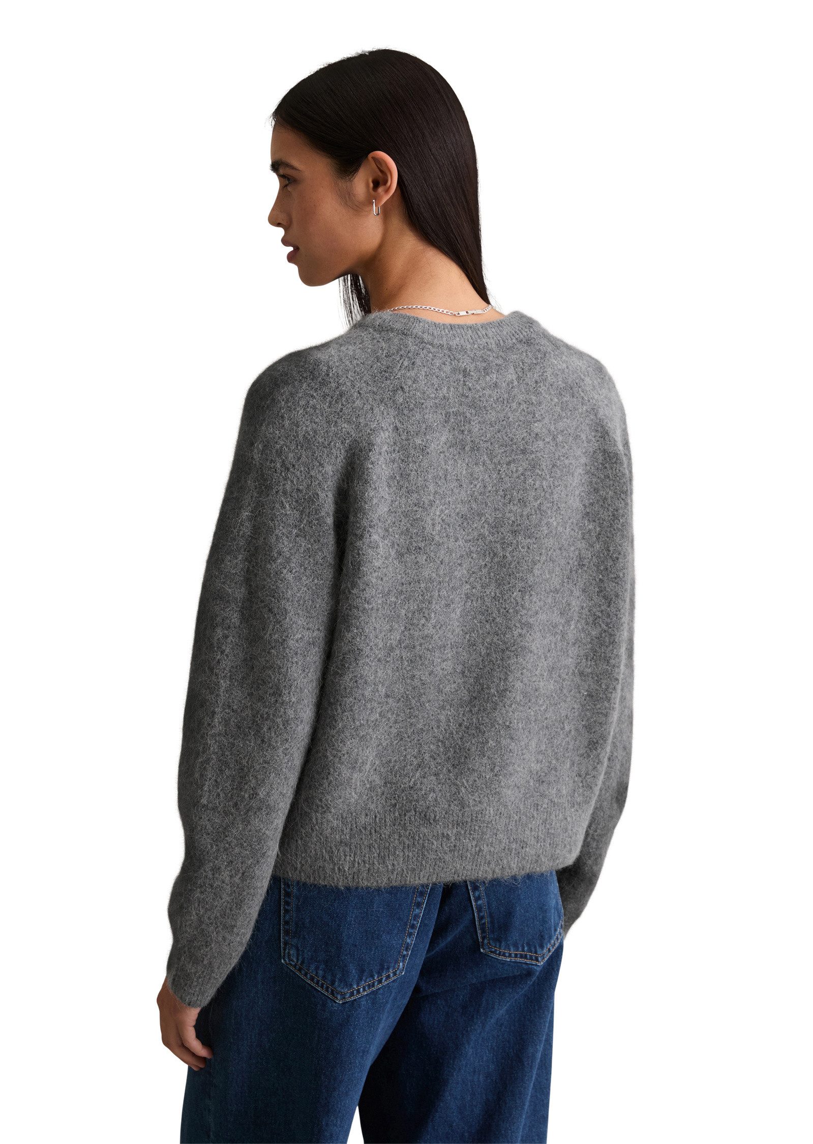 Marc O'Polo DENIM Strickpullover aus kuscheligem Alpakawolle-Mix