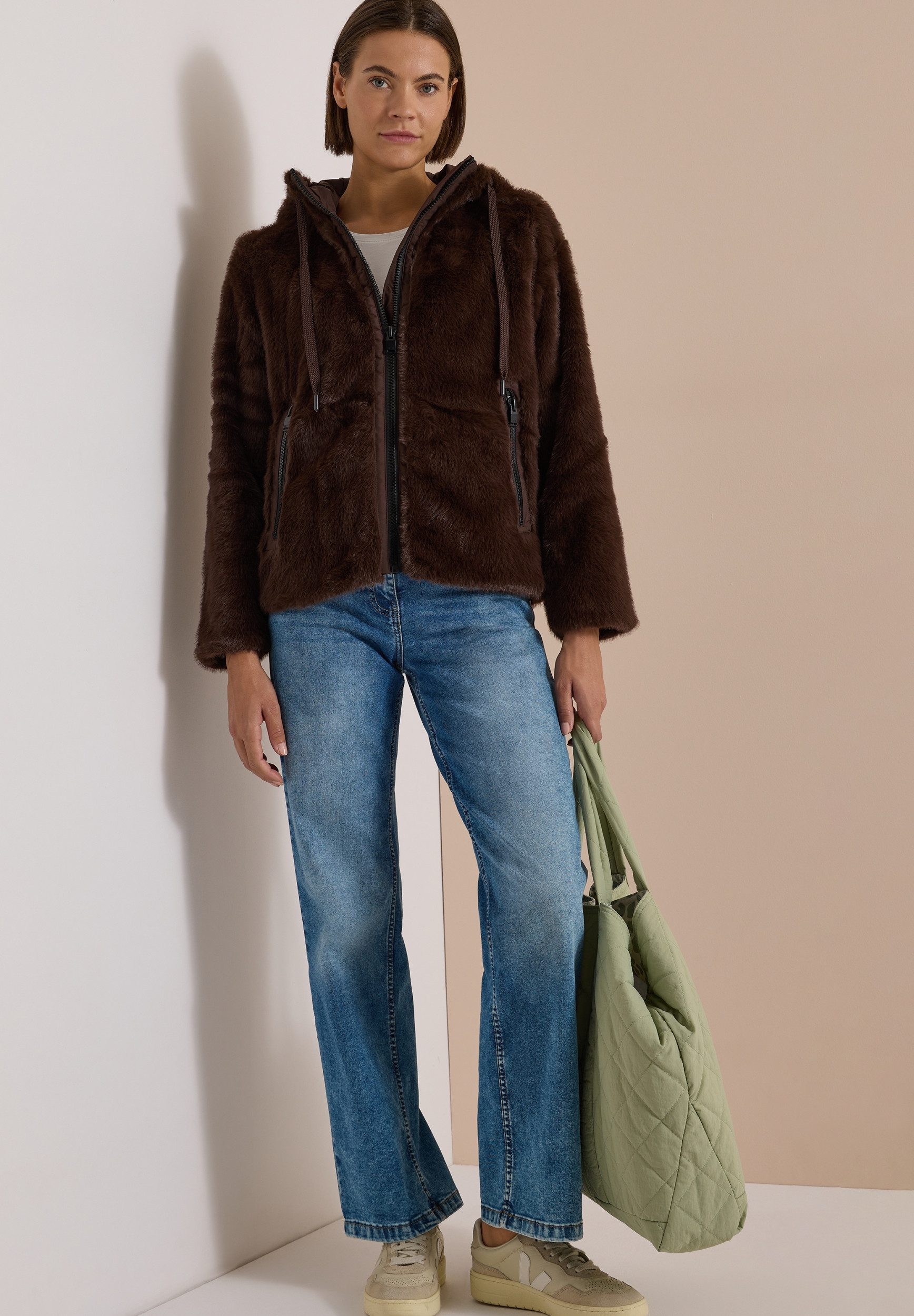 CECIL Fellimitatjacke TOS Fur Matmix Jacket – Bild 5 von 5