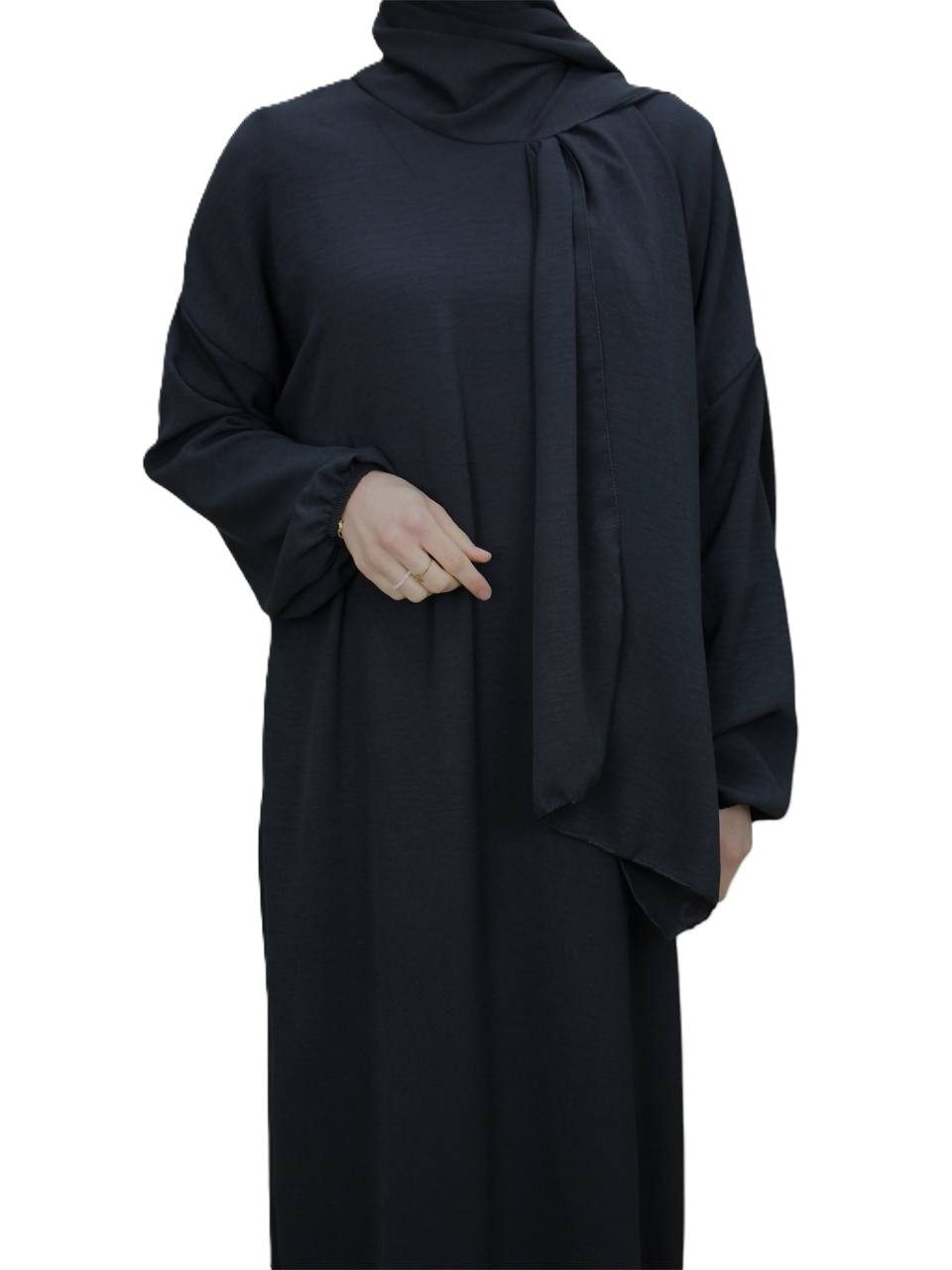 Aymasal Maxikleid Einteilige Abaya mit integriertem Hijab Gebetskleid islam günstig online kaufen