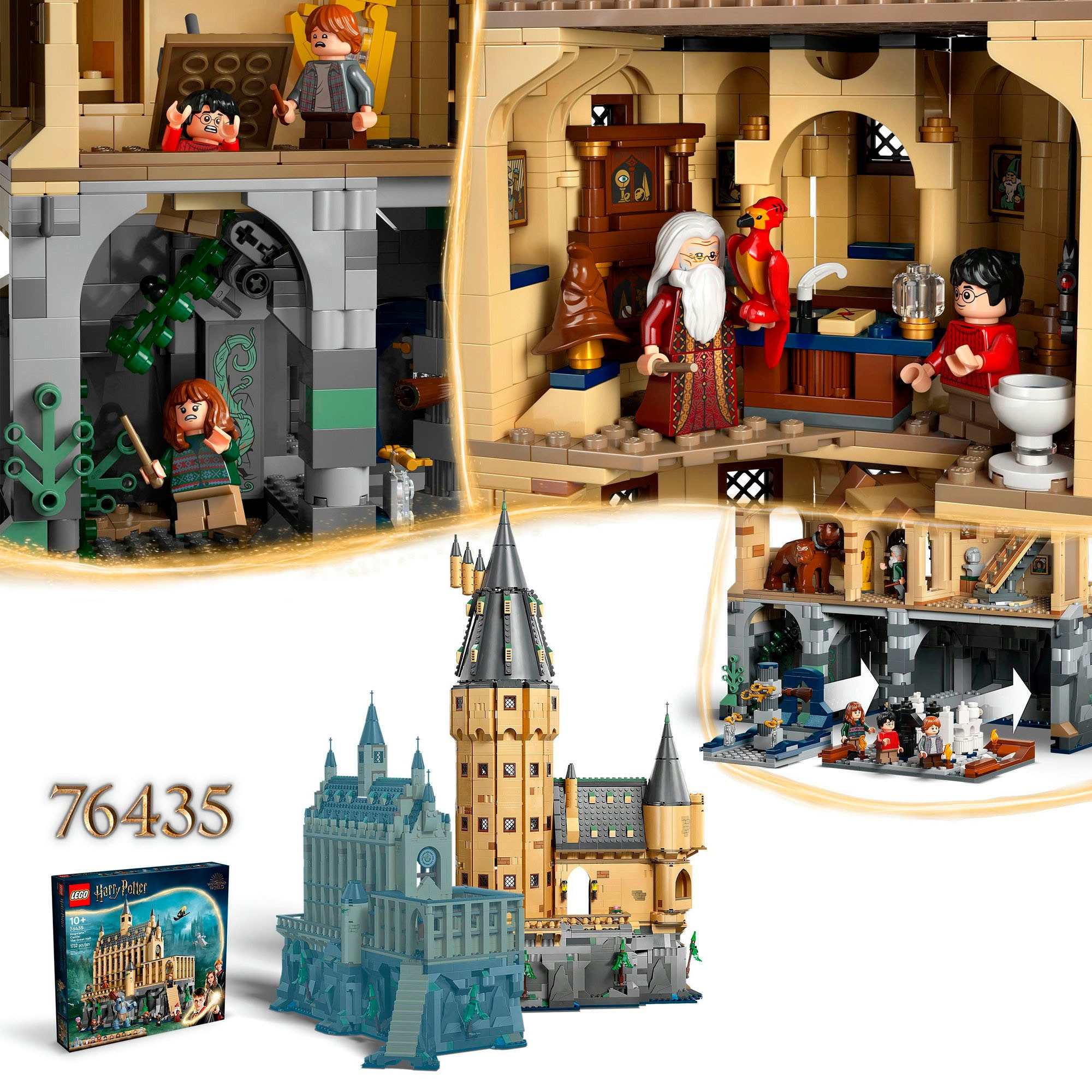LEGO® Schloss Hogwarts: Der Hauptturm (76454), LEGO Harry Potter™ Konstruktionsspielsteine, (2135 St), Made in Europe – Bild 5 von 5