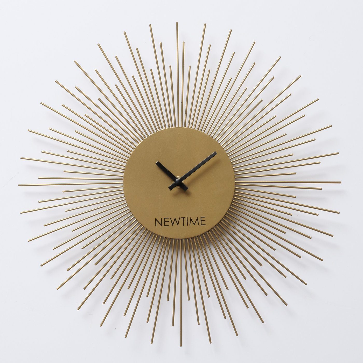 "Grova" BOLTZE Wanduhr gold Metall Uhr Sonne in aus H40cm,