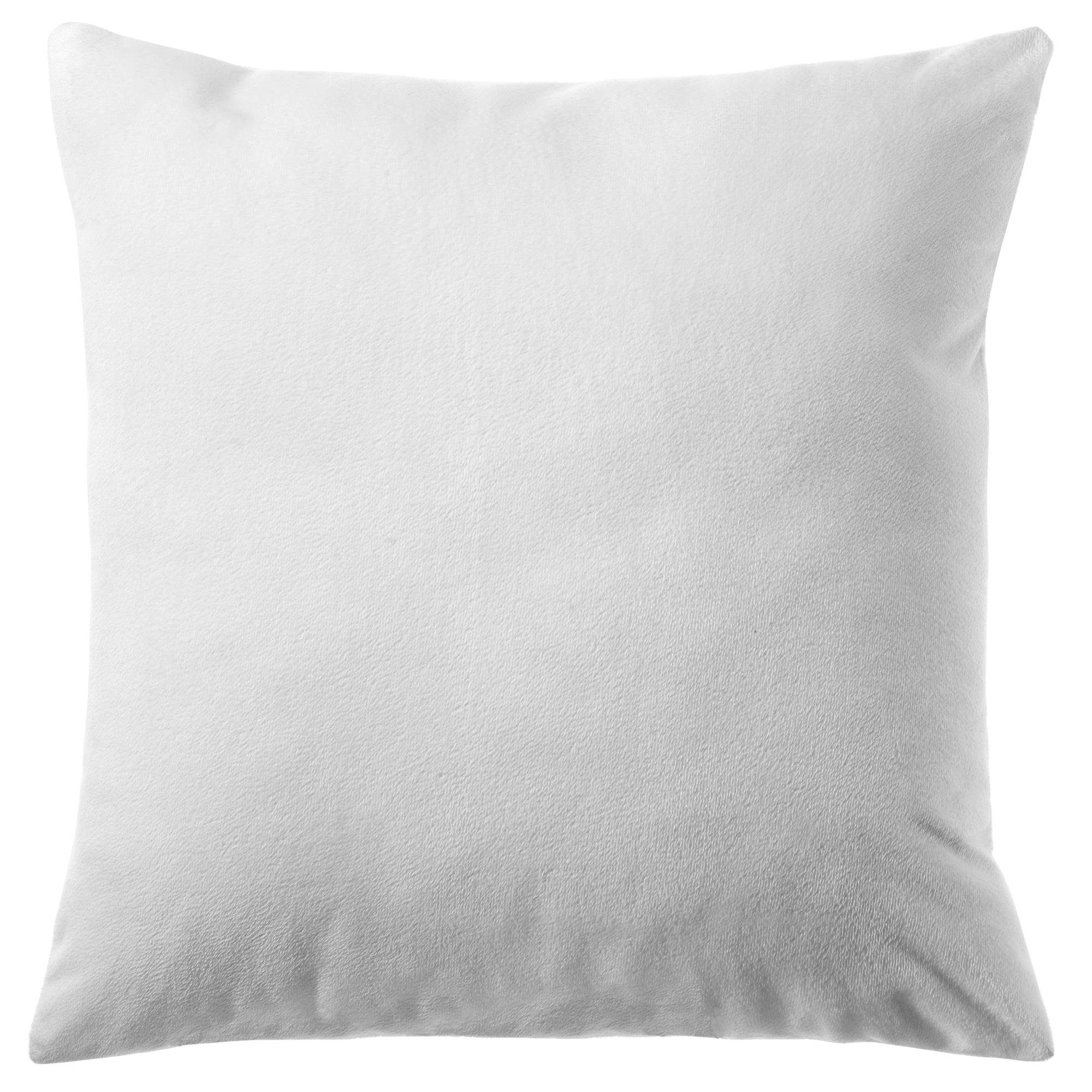 CelinaTex Декоративные подушки Cuddly Deko Подушки Zierkissen Sofakissen Nicki 80x80cm weiß, flauschig,kuschelweich,weich,Wohnraumdekoration,waschbar,dekorativ