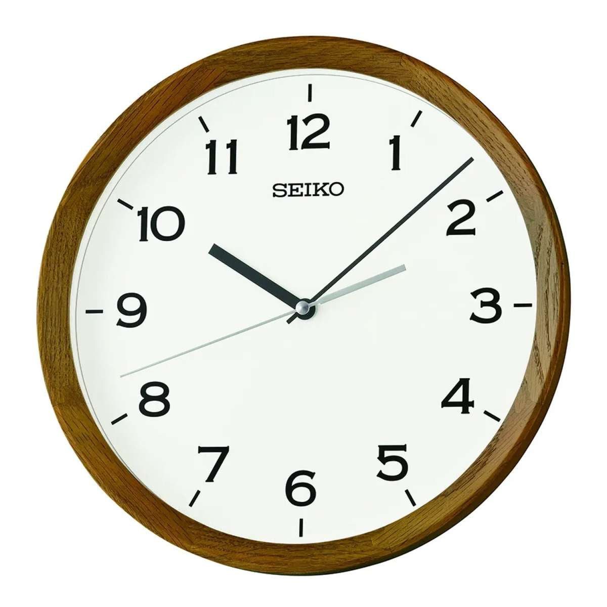 Seiko Wanduhr QXA853B (Classic Eiche Braun)