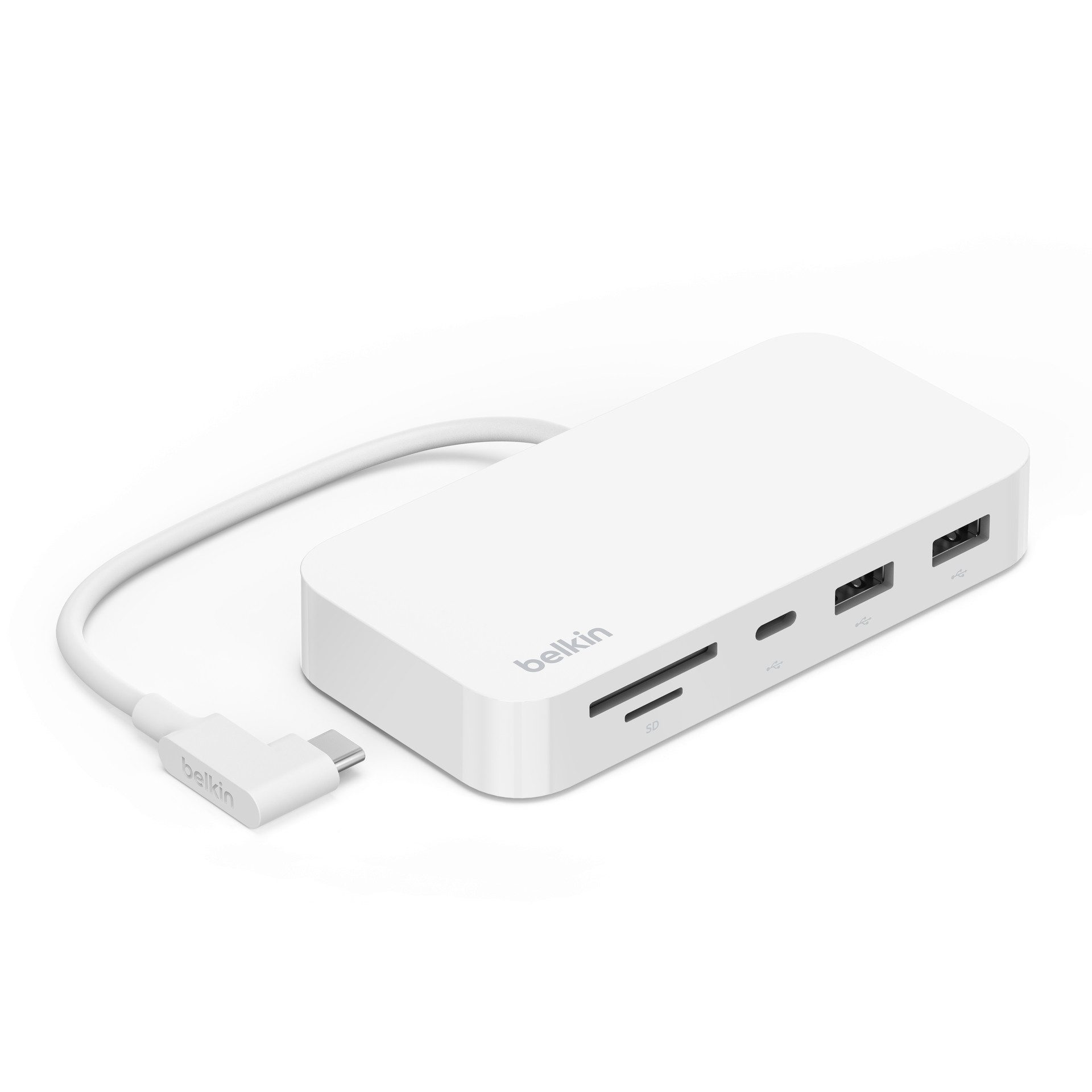 Belkin Laptop-Dockingstation CONNECT USB-C 6-in-1 Multiport-Hub mit Halter