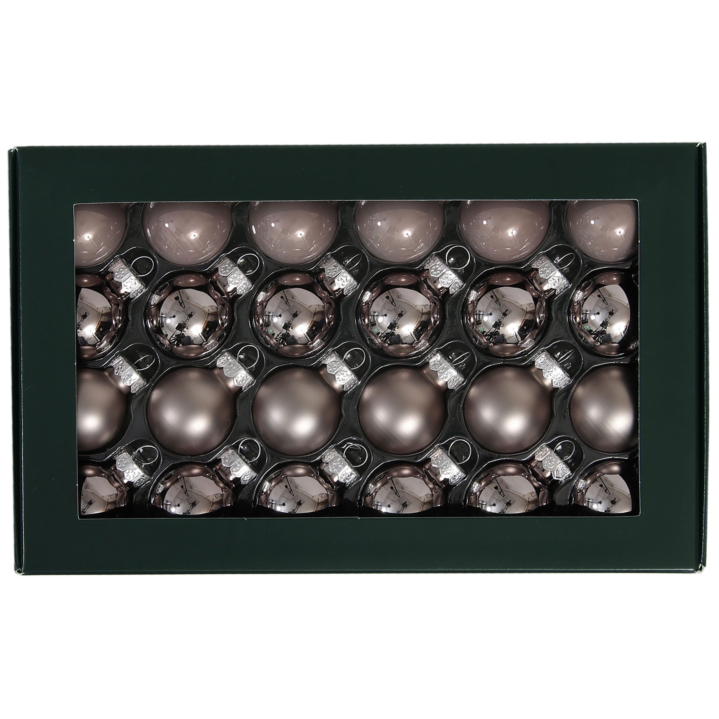 Annastore Weihnachtsbaumkugel Kleine Baumkugeln aus Glas Ø 2 cm/3 cm - Christbaumkugeln, Baumschmuck, Christbaumschmuck