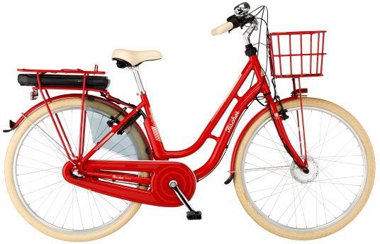 FISCHER Fahrräder E-Bike »CITA RETRO 2.1 317«, 3 Gang Shimano Nexus  Schaltwerk, Nabenschaltung, Frontmotor, (mit Akku-Ladegerät, mit Werkzeug)  online kaufen | OTTO